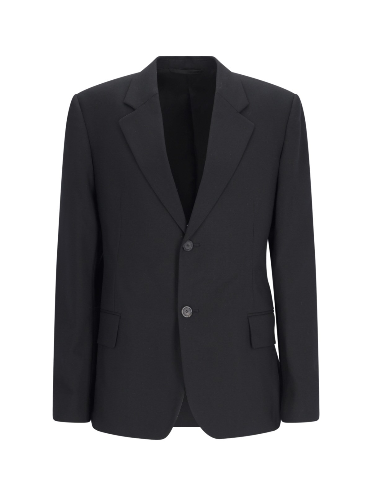 Shop Balenciaga Single-breasted Blazer In Black  