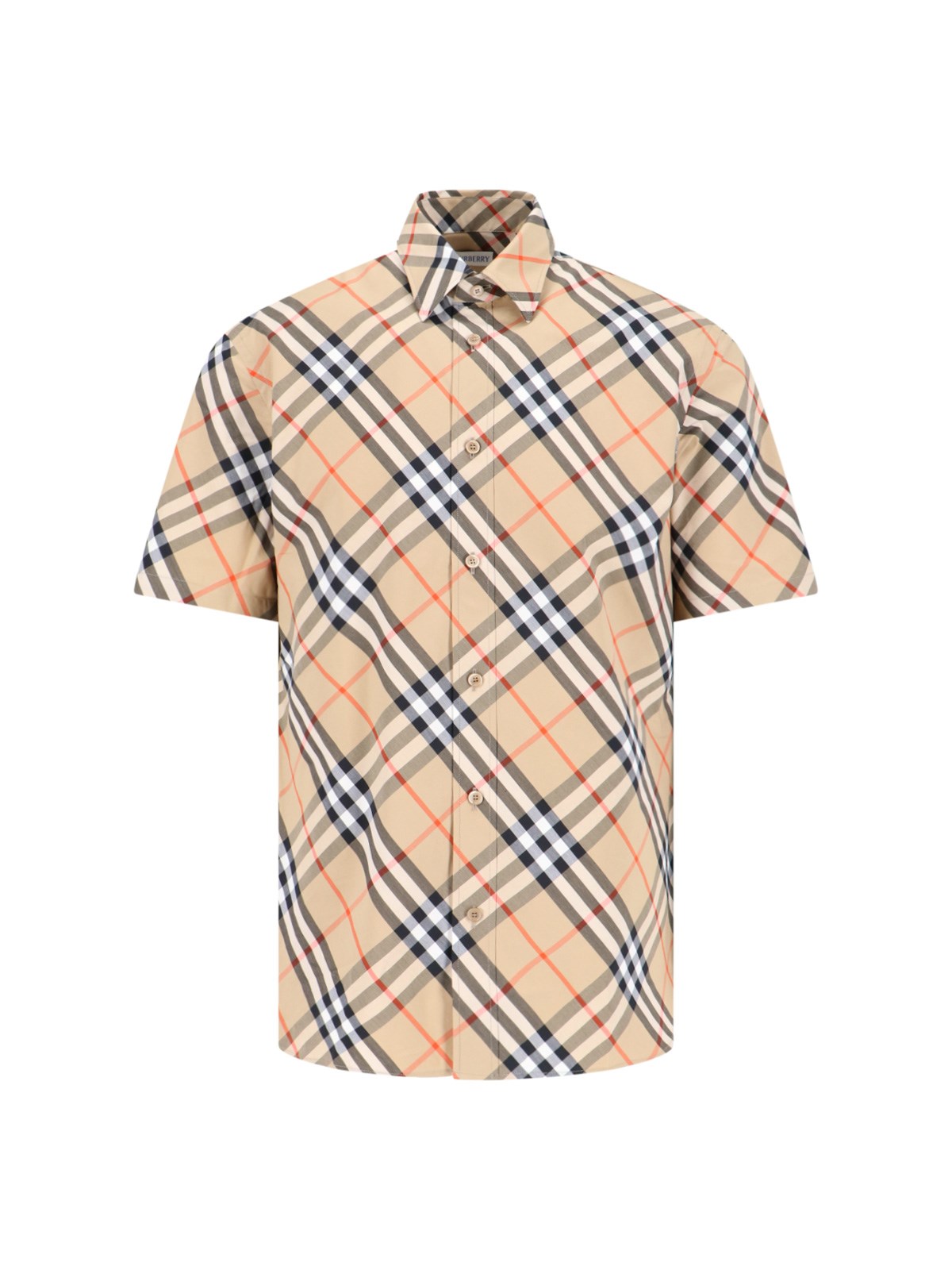 Burberry 'check' Shirt In Brown