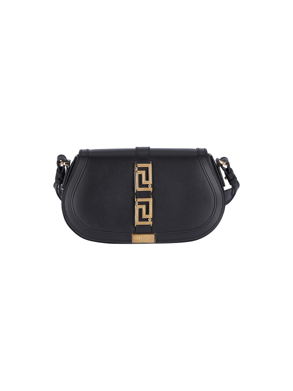 Versace 'geca Goddess' Shoulder Bag In Black  