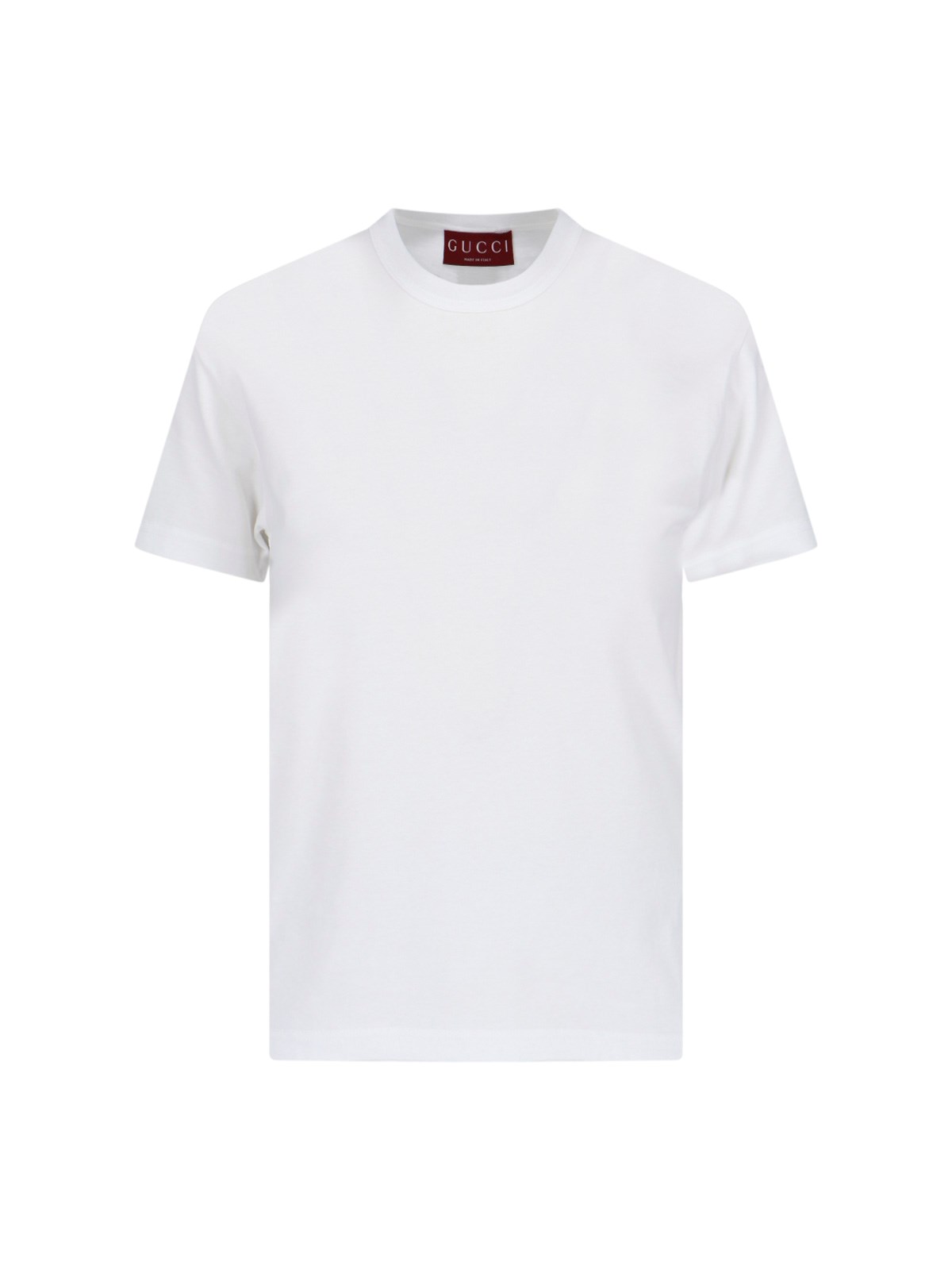 Shop Gucci Basic T-shirt In White