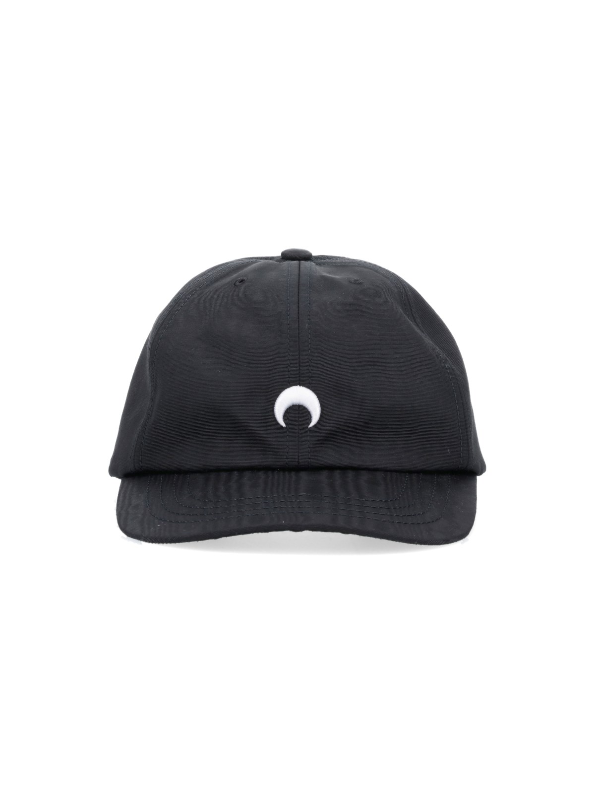 Shop Marine Serre Logo Baseball Cap In Black  