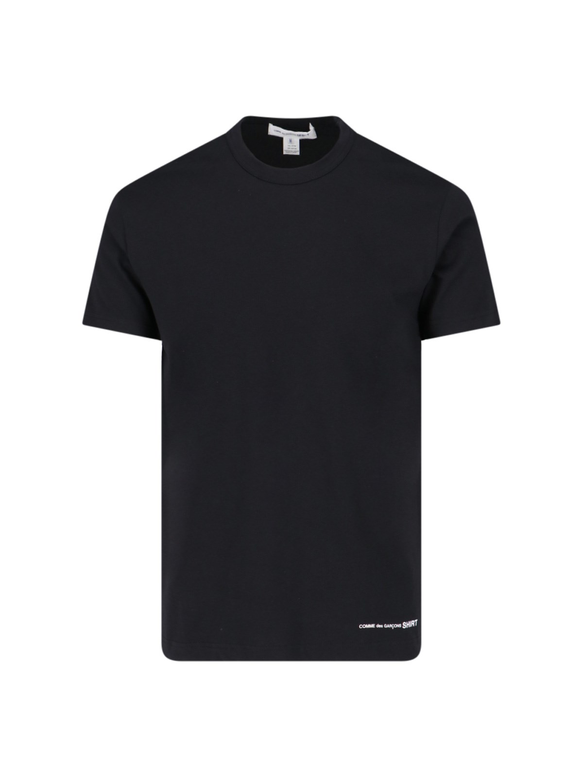 Shop Comme Des Garçons Shirt Basic T-shirt In Black  