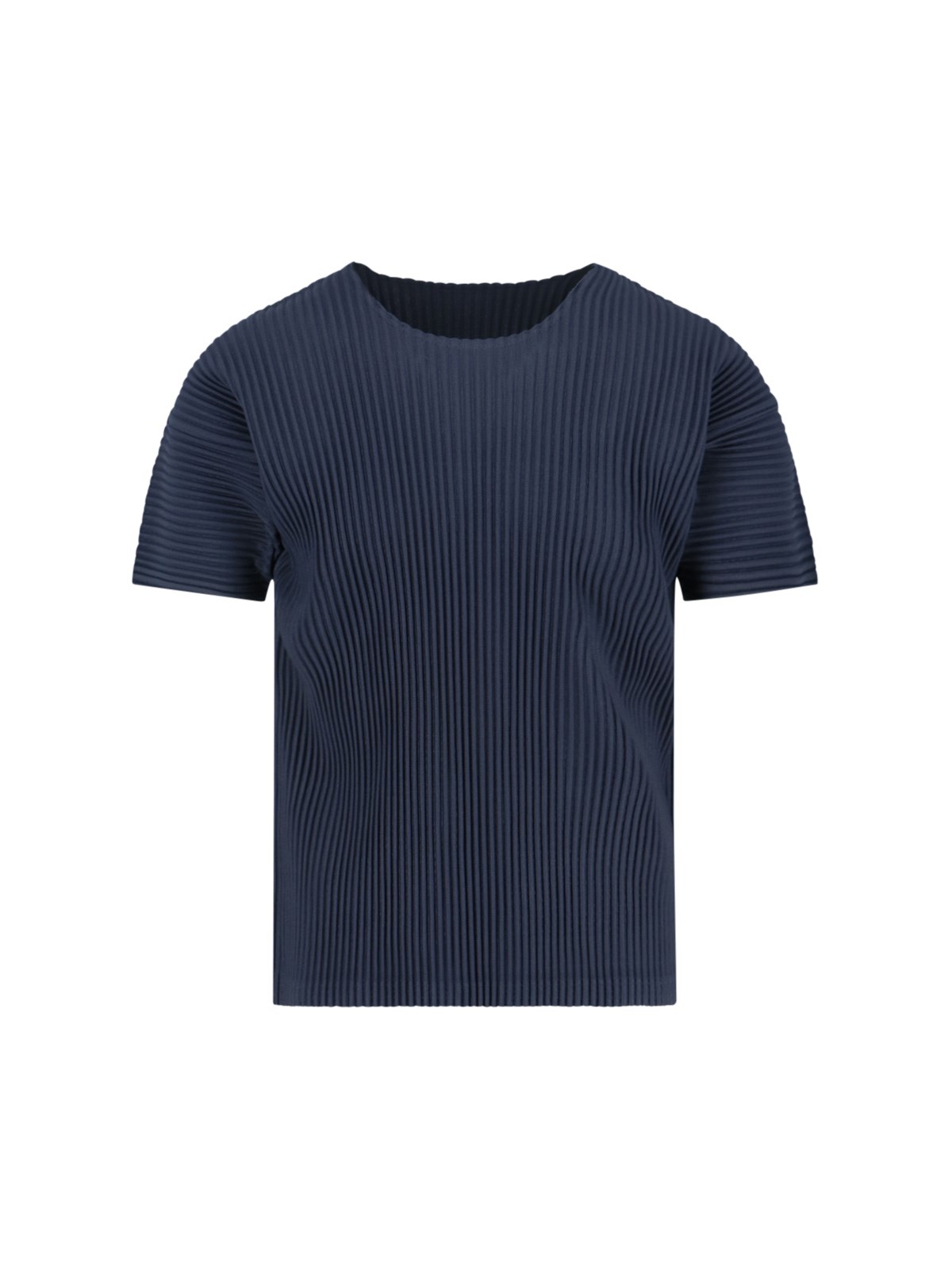 Shop Homme Plisse Pleated T-shirt In Blue