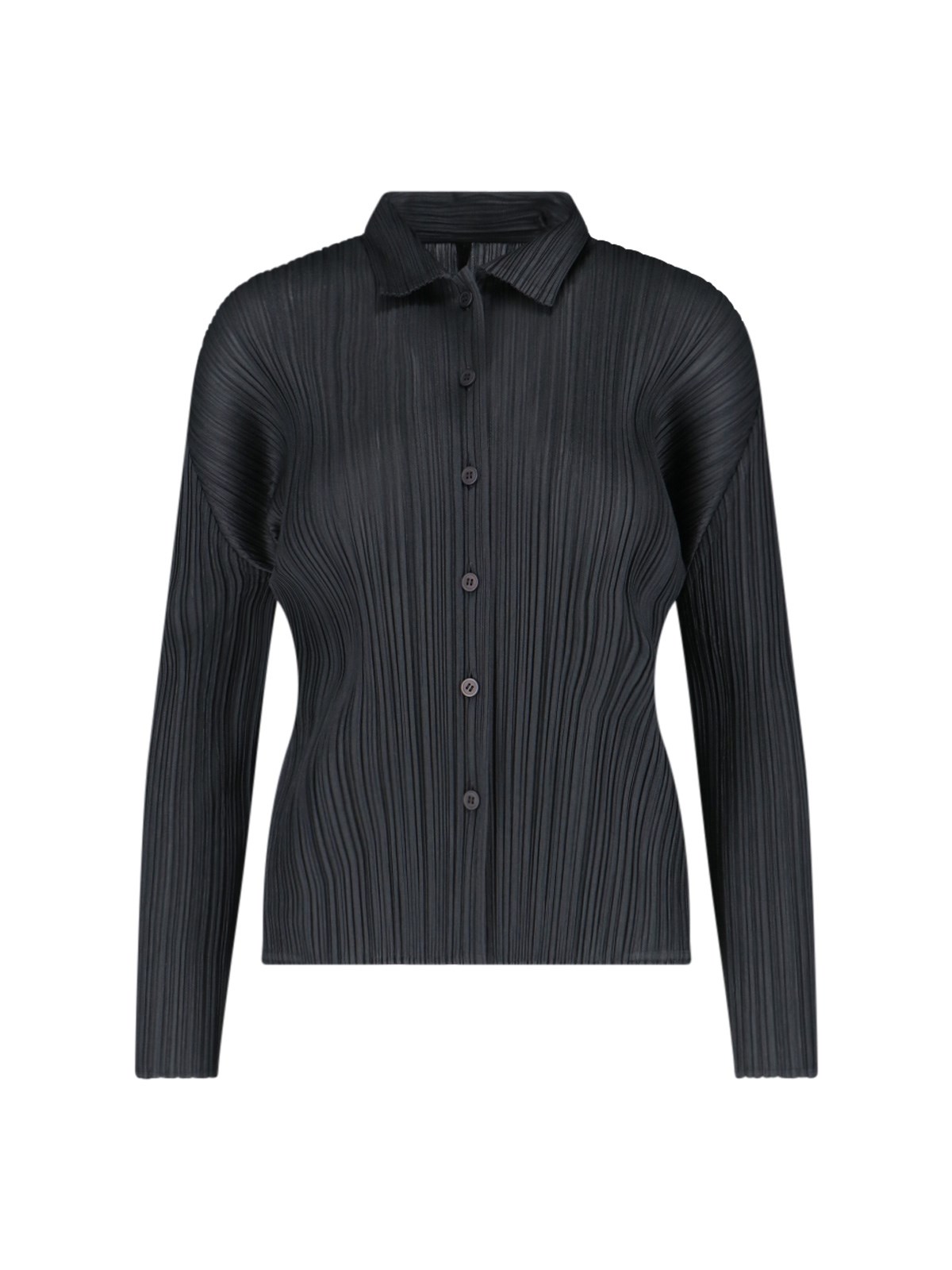Shop Pleats Please 'plissé' Shirt In Black  