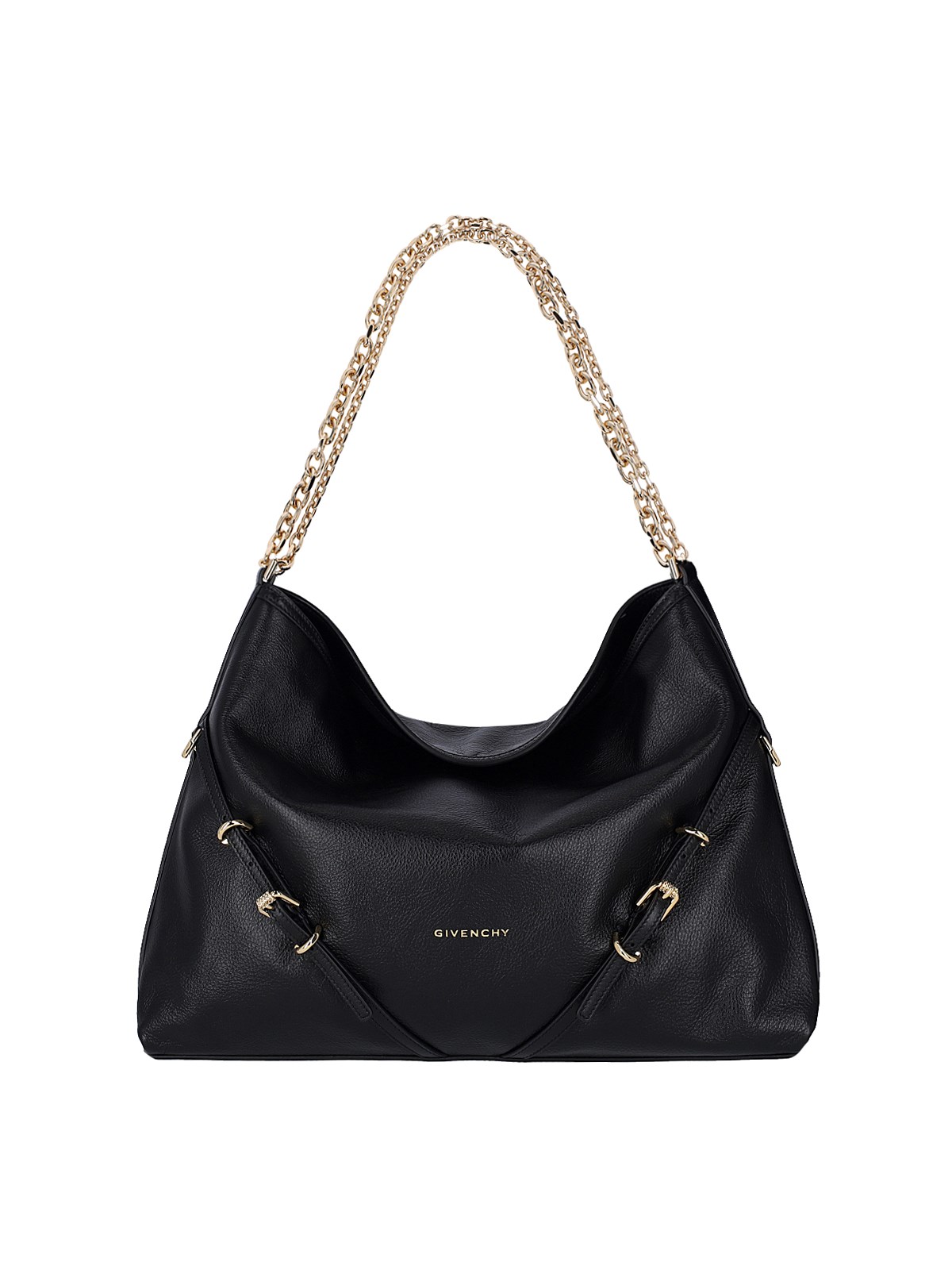 Shop Givenchy Medium Shoulder Bag "voyou" In Black  