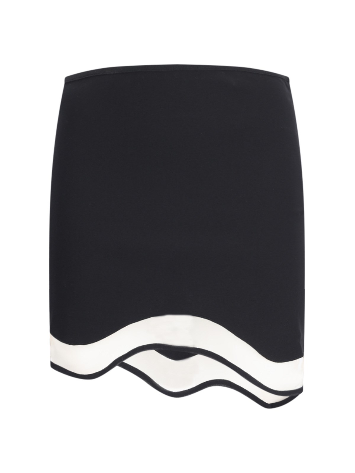 Shop Nensi Dojaka Asymmetrical Skirt In Black  