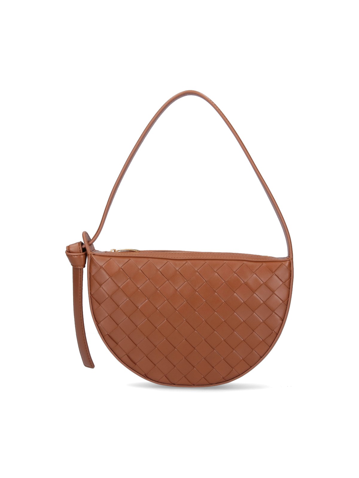 Shop Bottega Veneta 'sunrise' Mini Bag In Brown
