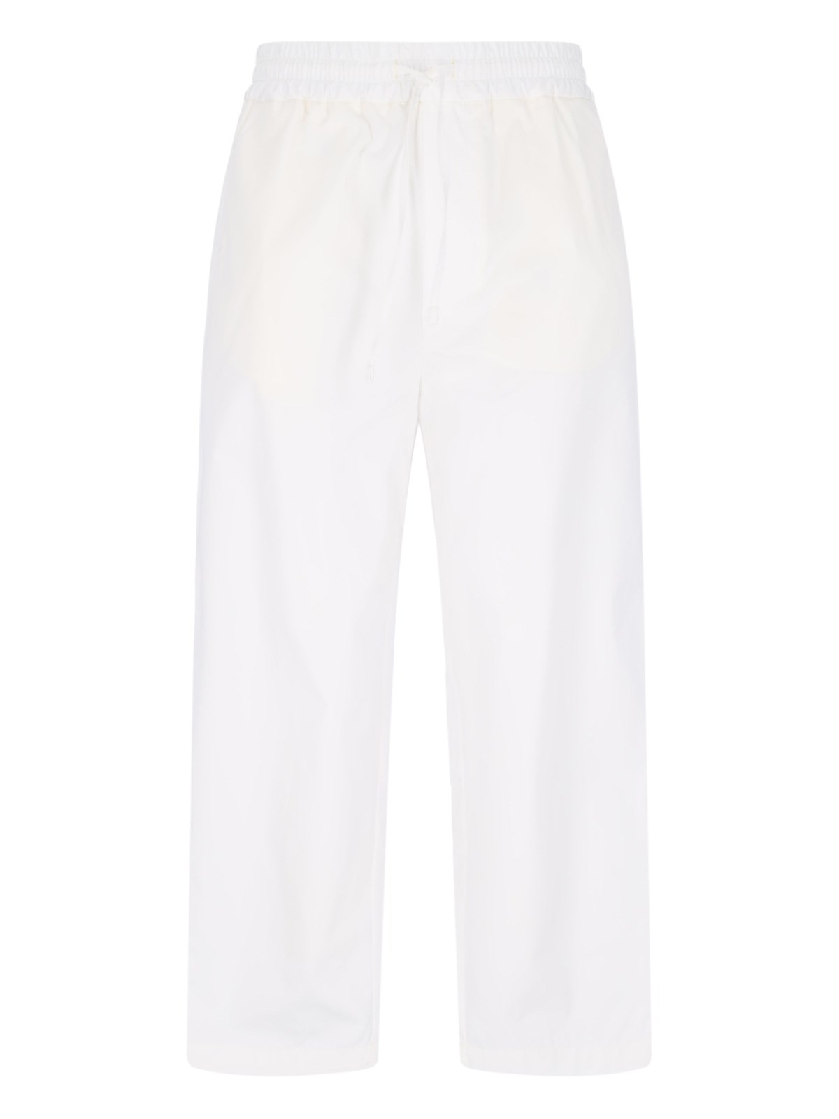 Shop Lardini Wide Pants In White