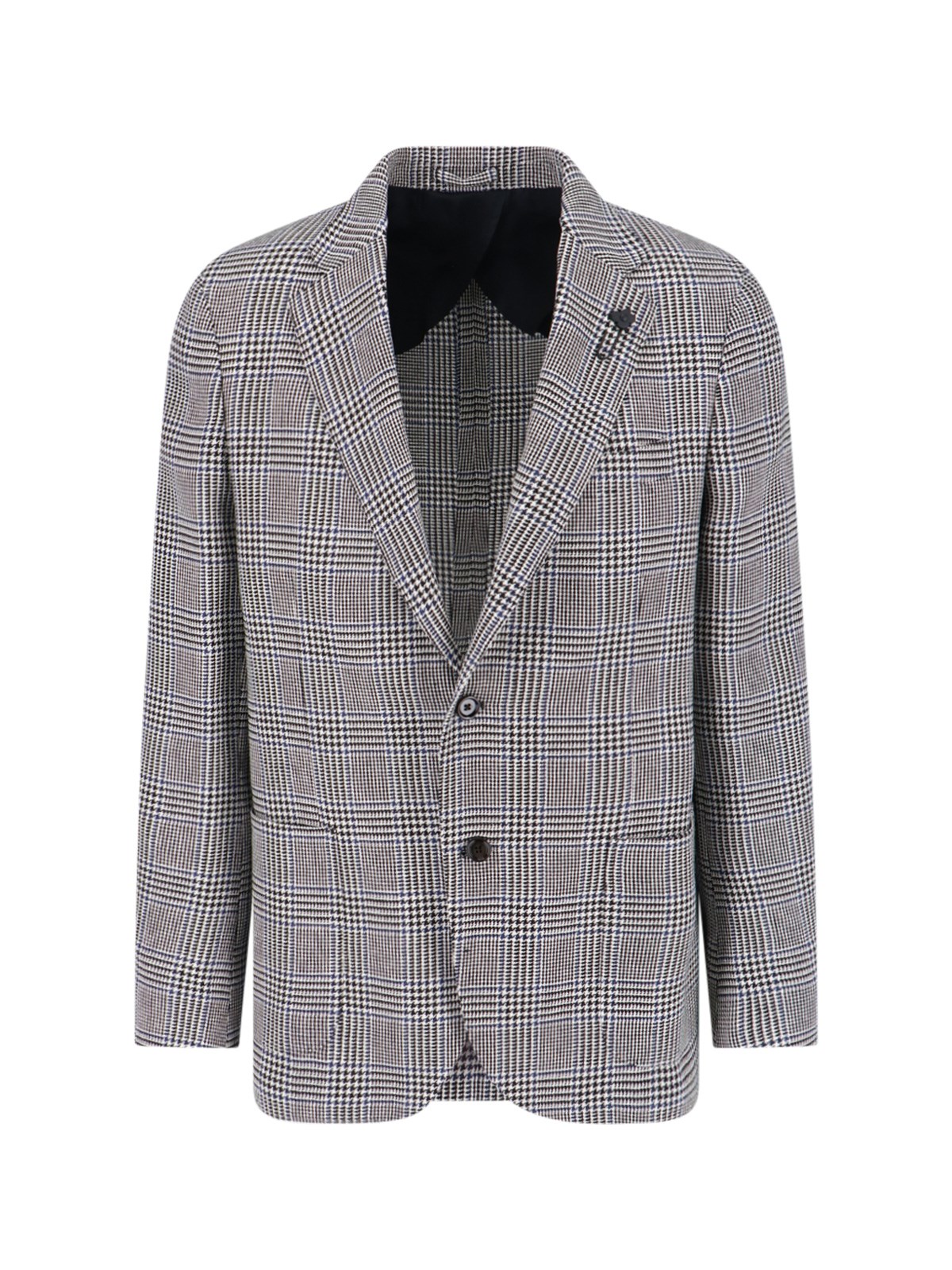 Shop Lardini Single-breasted Blazer In Multi