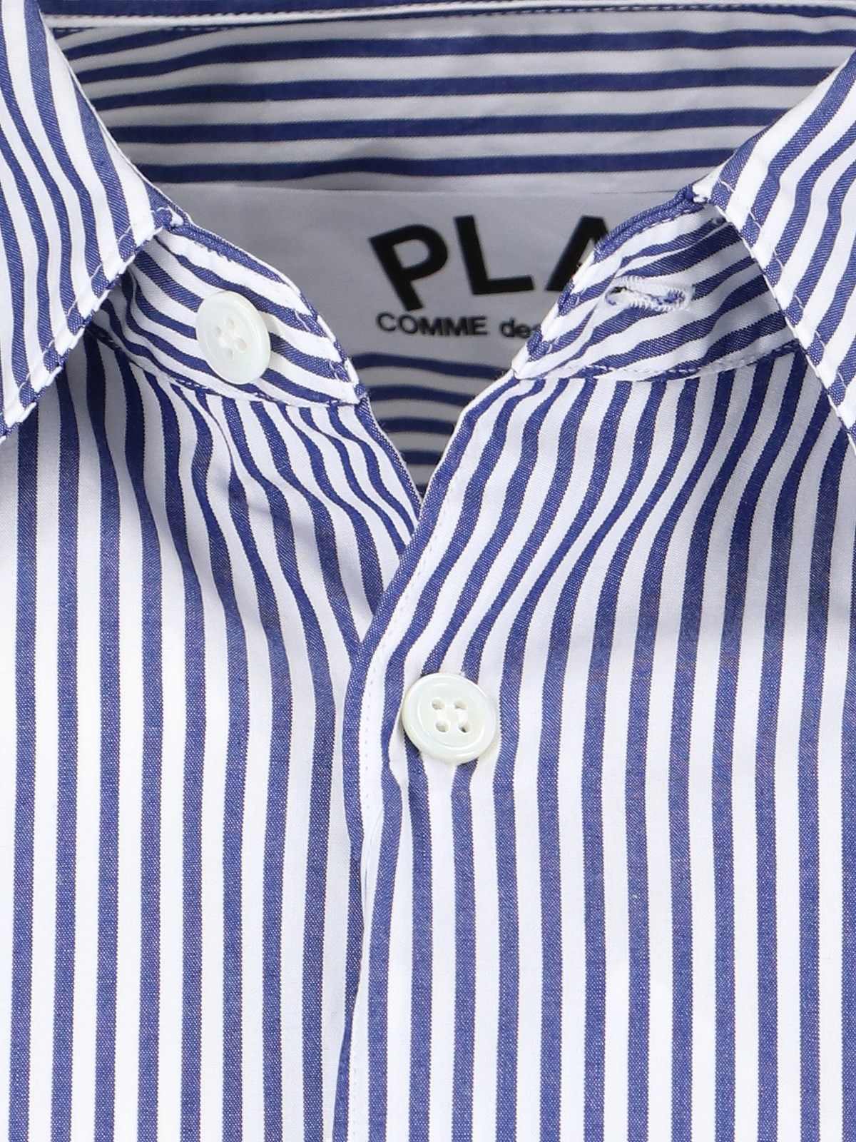 Cdg striped button up hotsell