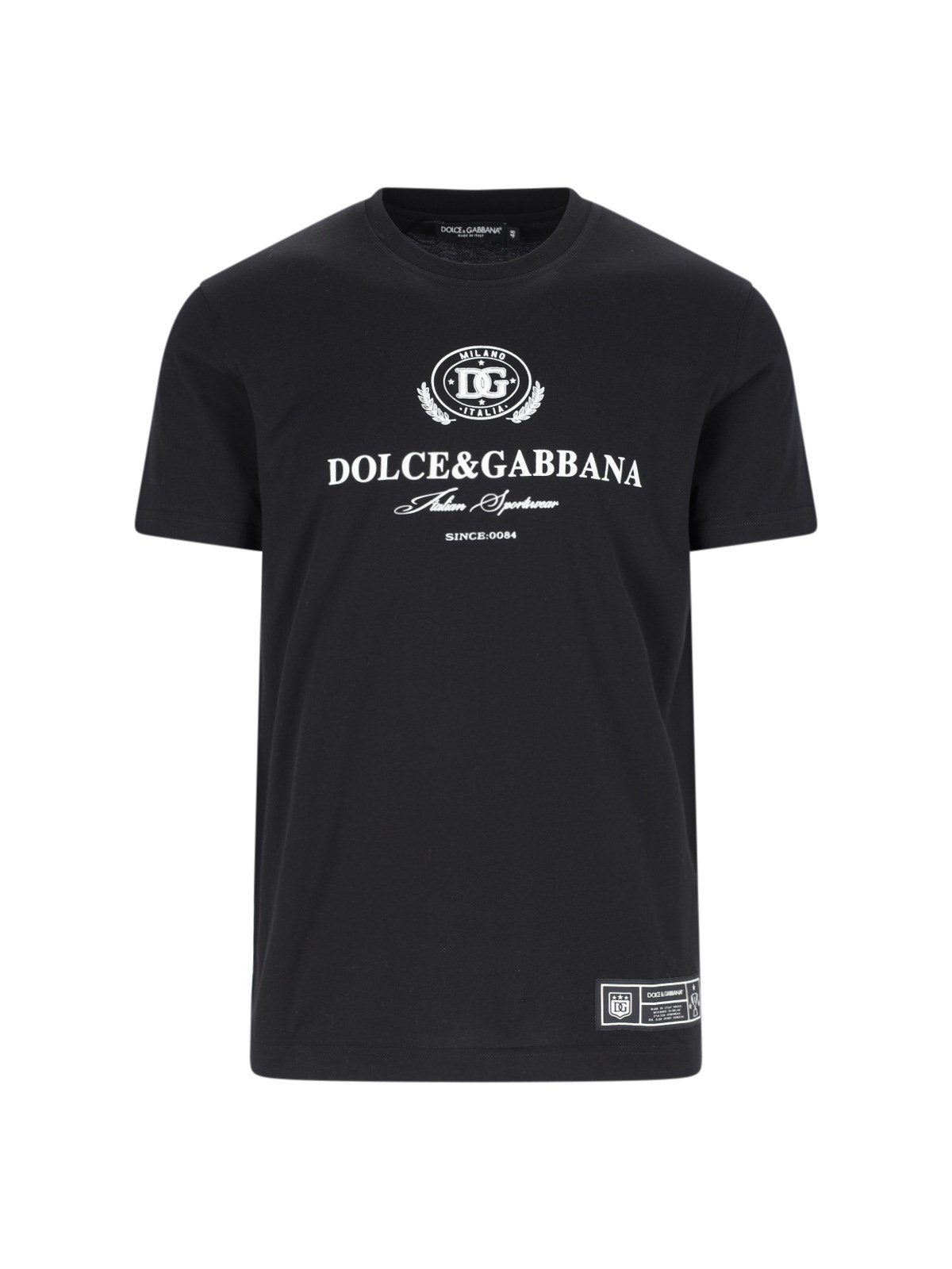 Shop Dolce & Gabbana Printed T-shirt In Black  