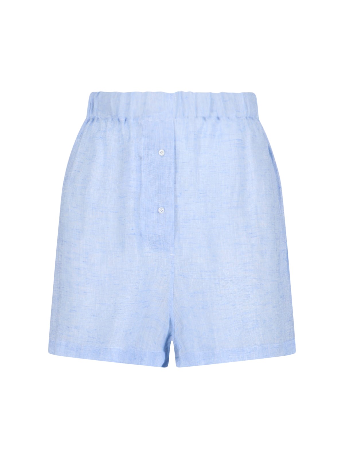 Finamore 1925 Linen Boxer Shorts In Light Blue