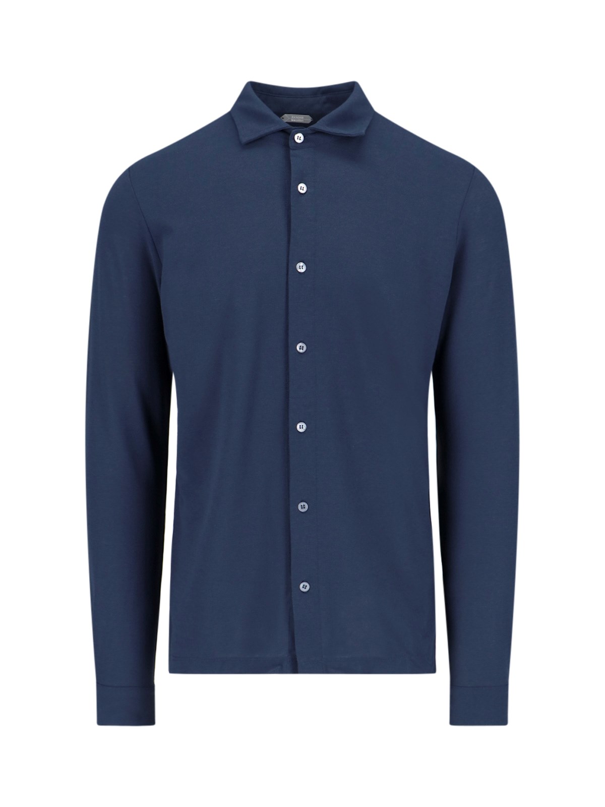 Shop Zanone Slim Shirt In Blue