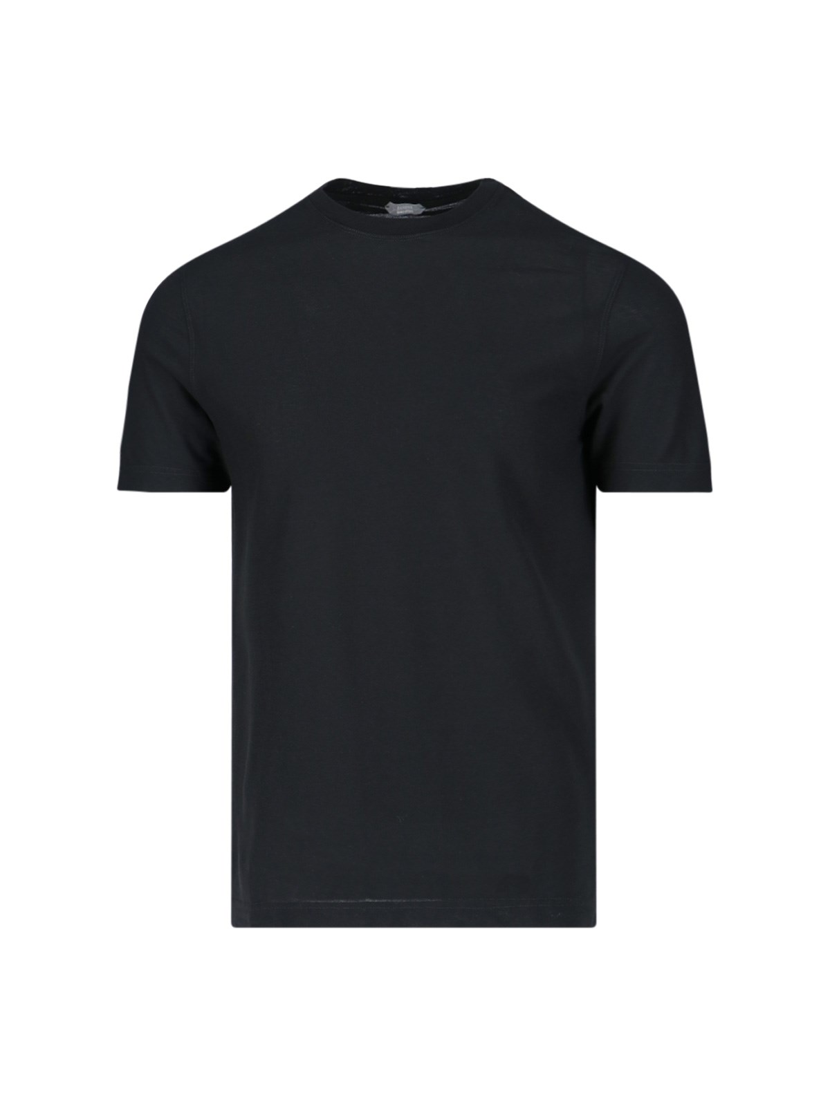 Shop Zanone ‘icecotton' T-shirt In Black  