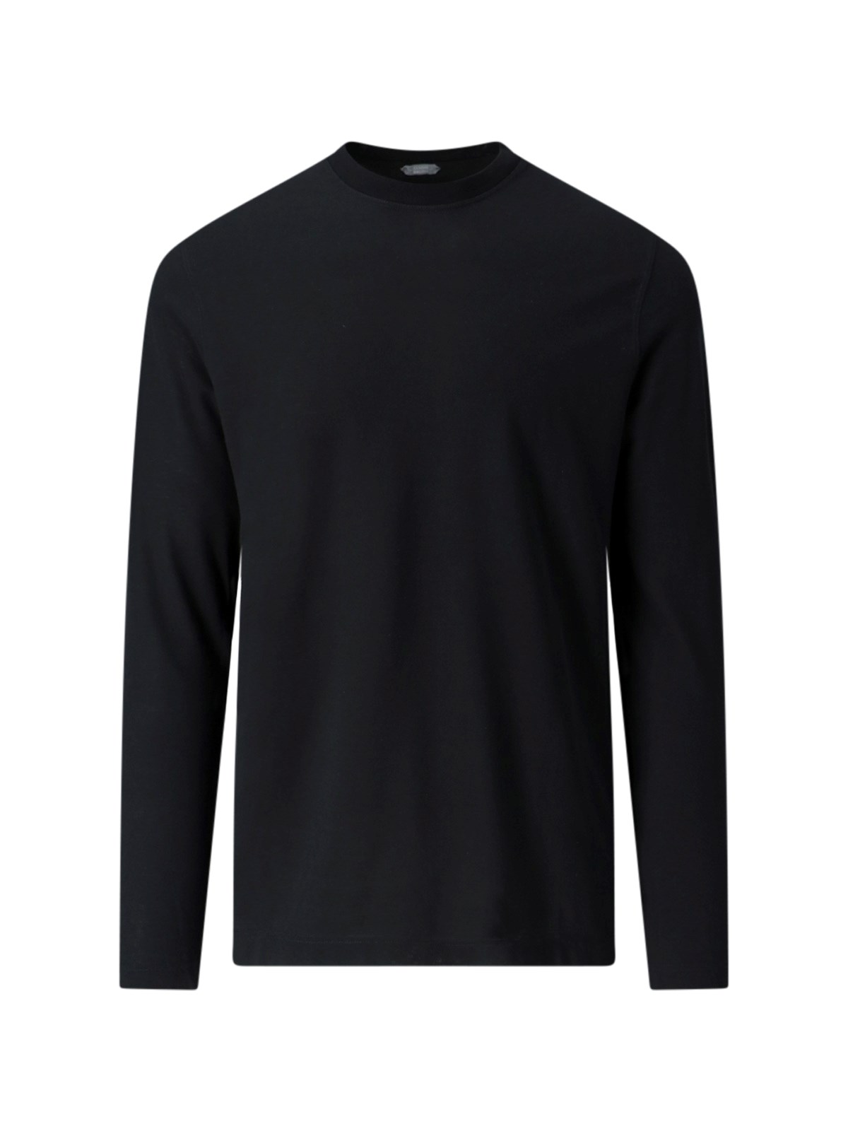 Zanone Basic T-shirt In Black  