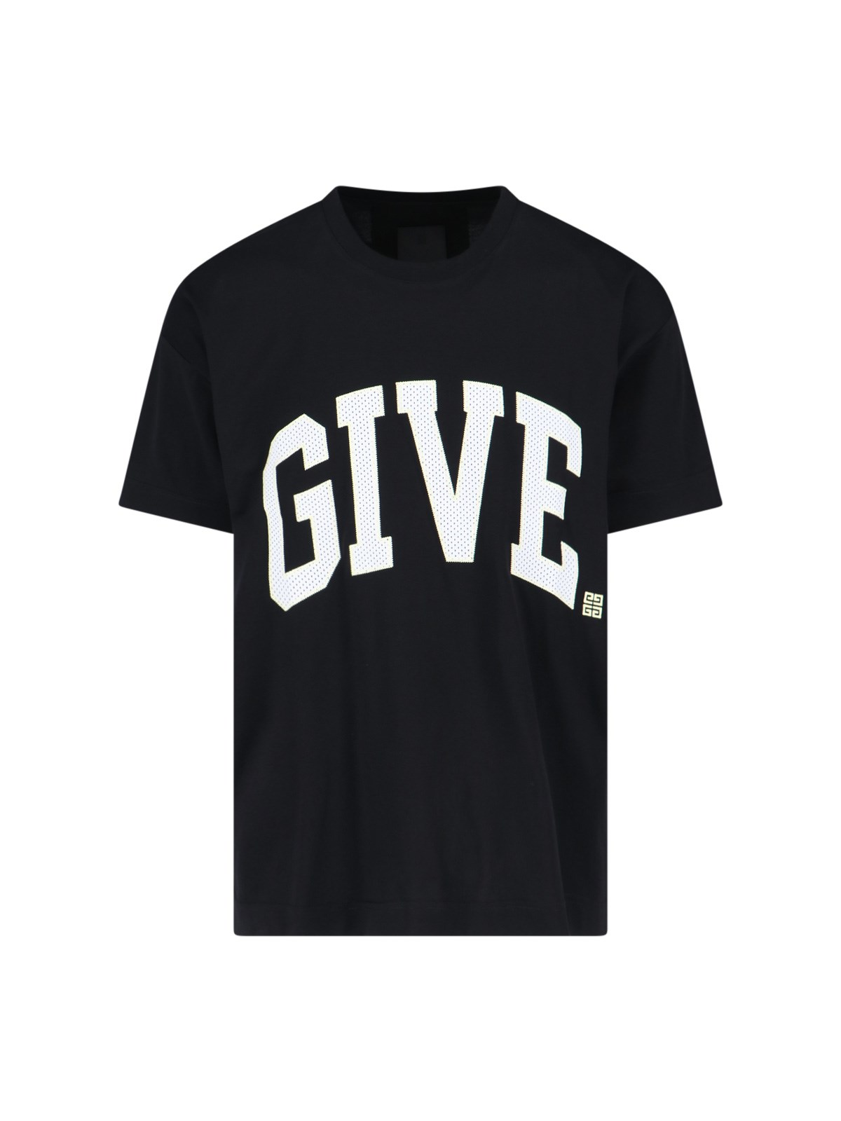 Shop Givenchy Logo T-shirt In Black  