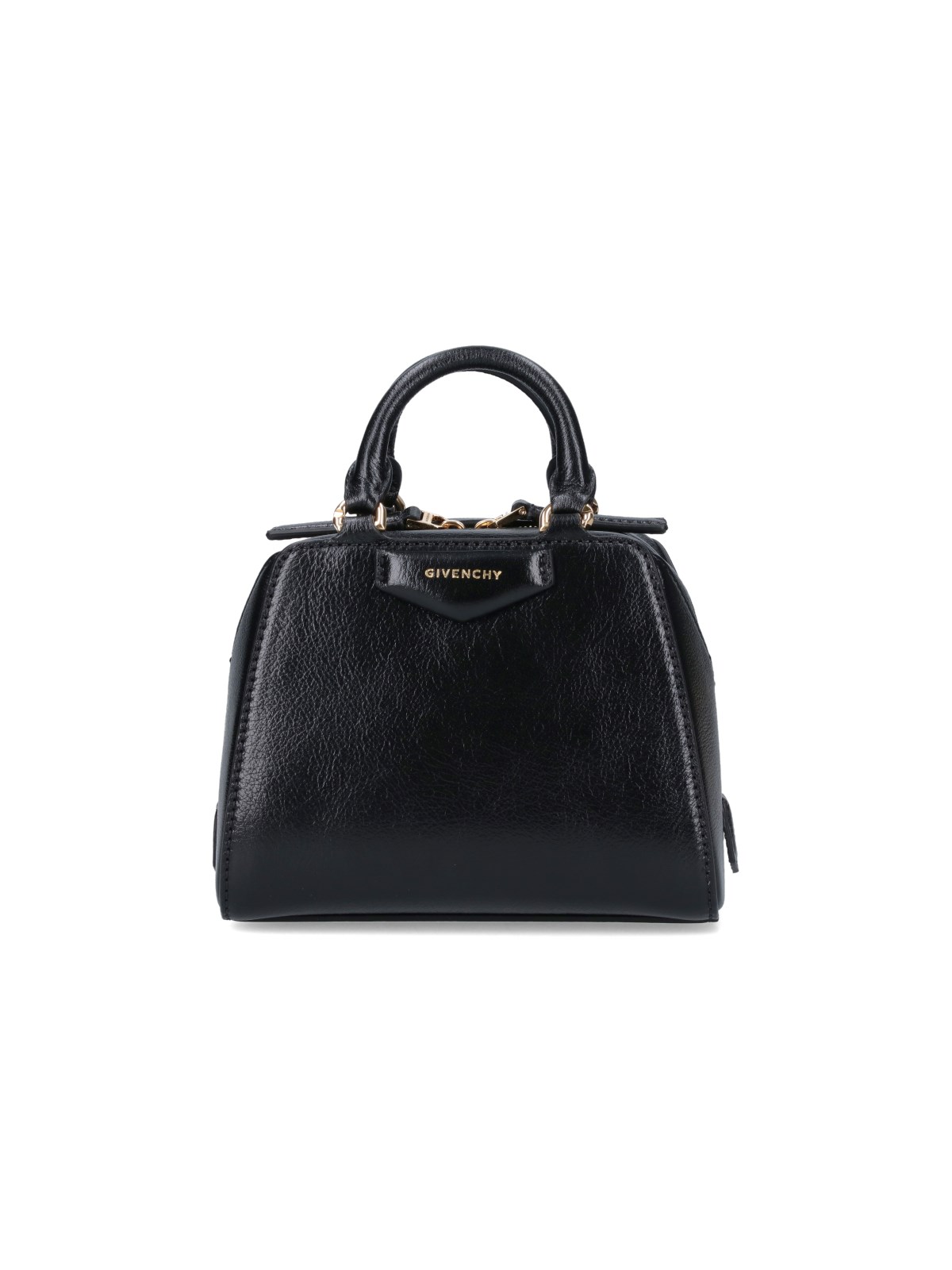 Shop Givenchy "antigona Cube" Nano Bag In Black  