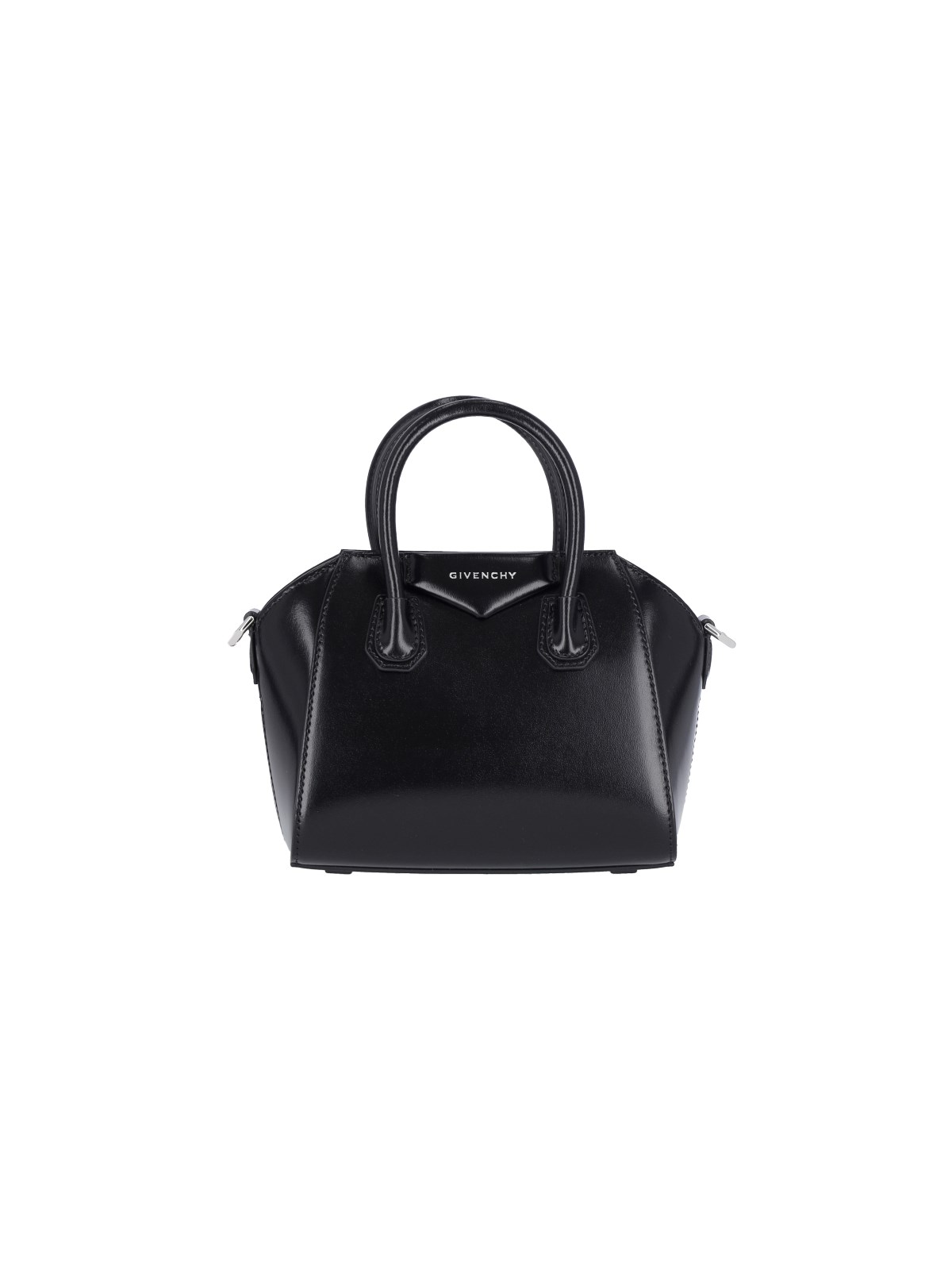 Shop Givenchy "antigona Toy" Bag In Black  