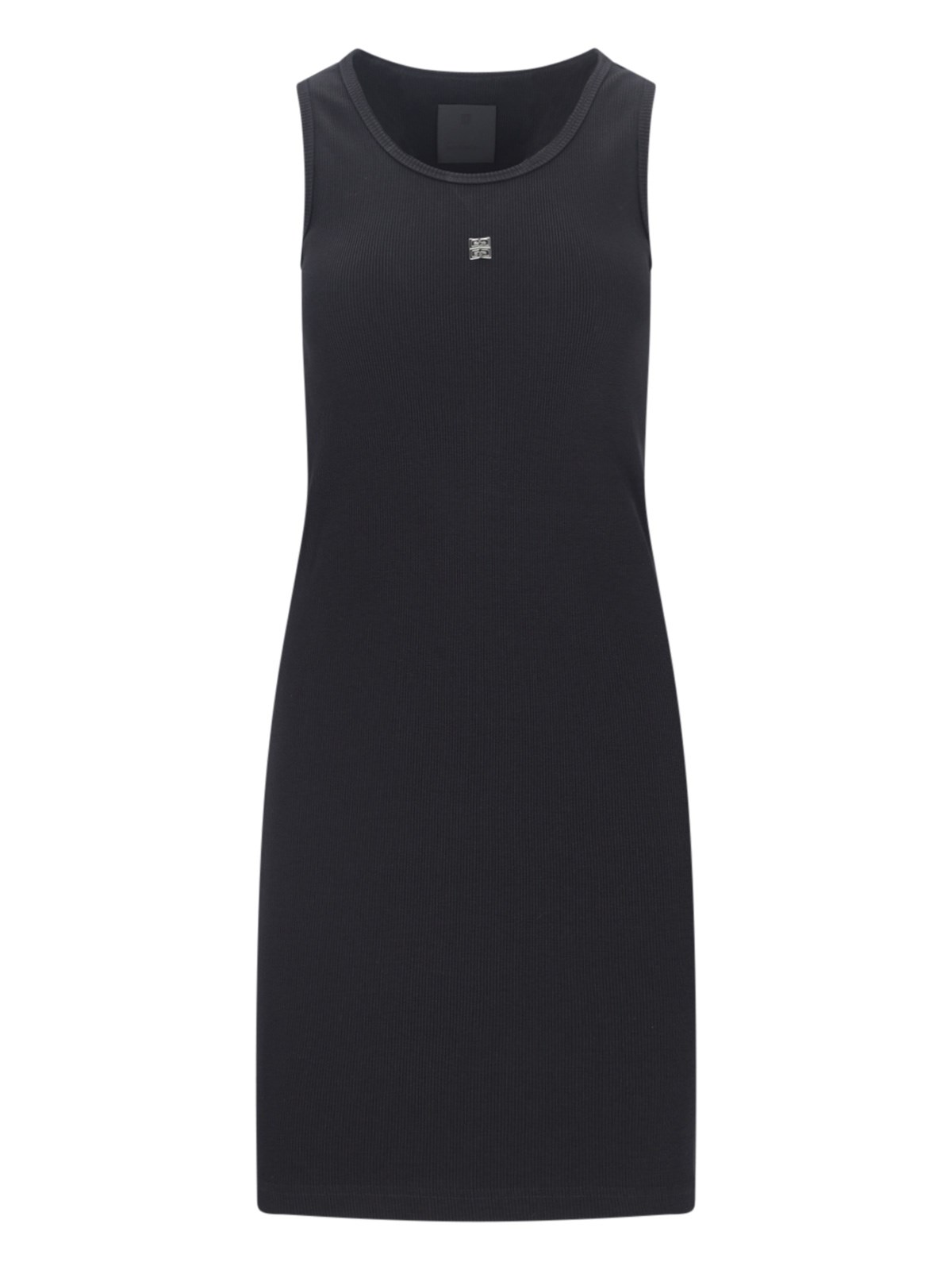 Shop Givenchy Logo Mini Dress In Black  