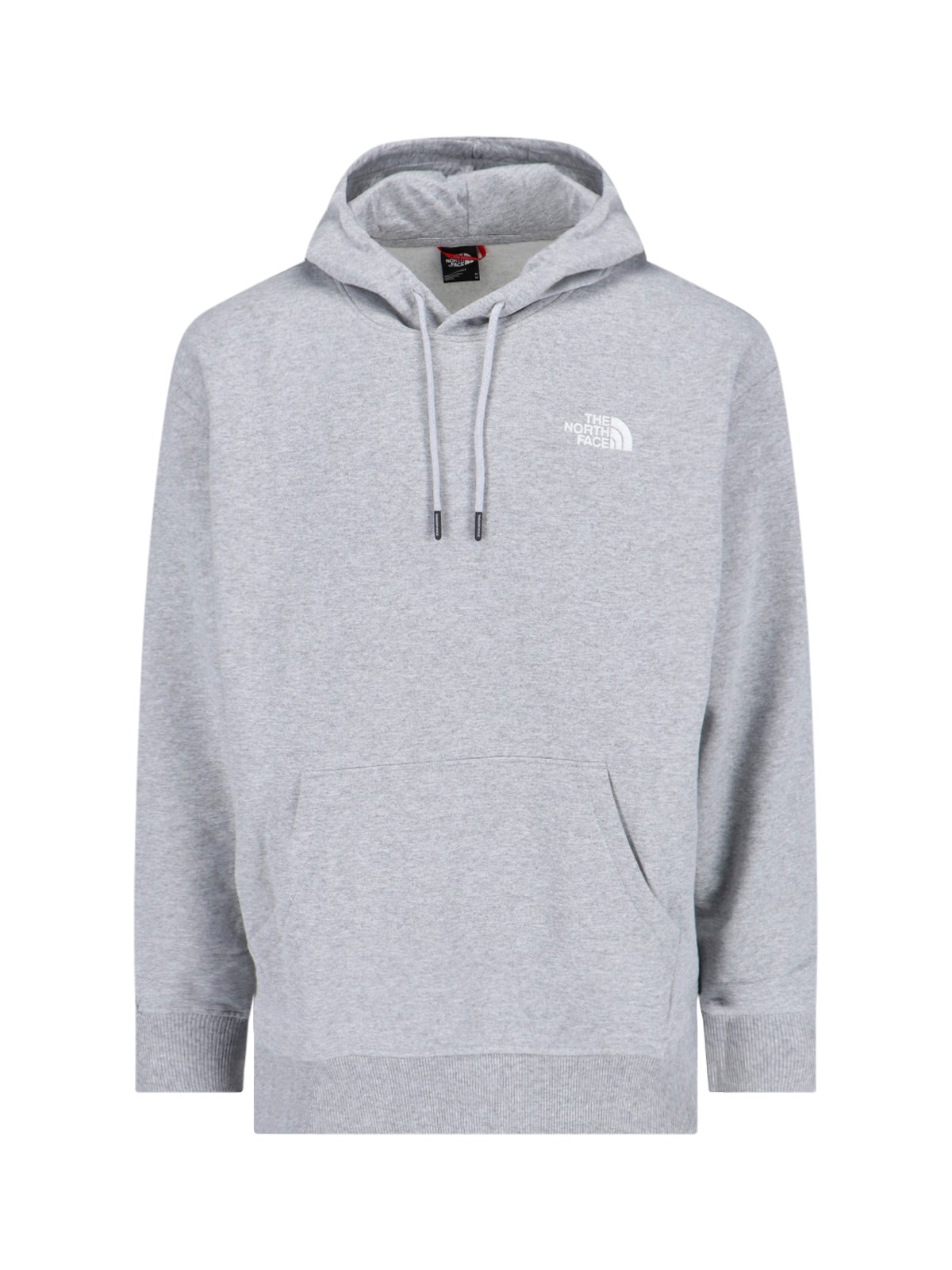 The North Face Logo Hoodie In Grey