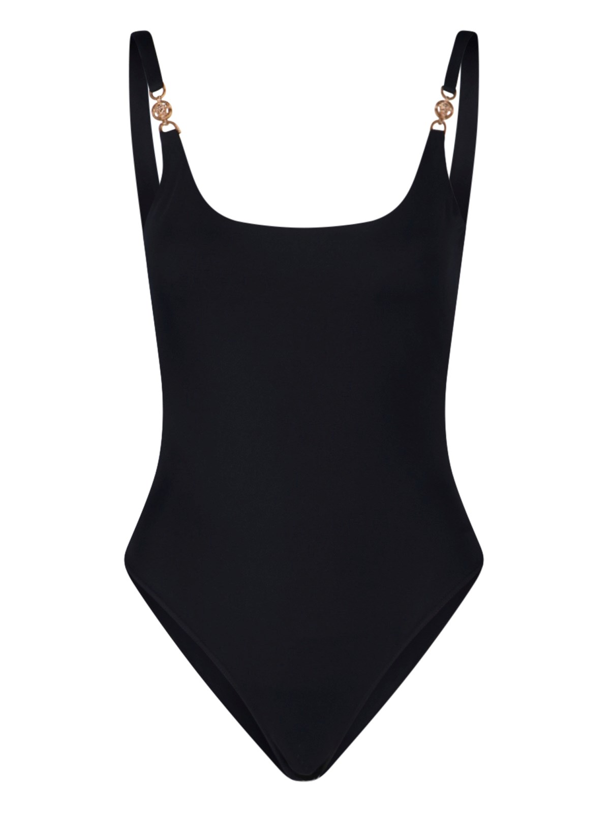 Shop Versace 'medusa Biggie' One Piece Swimsuit In Black  