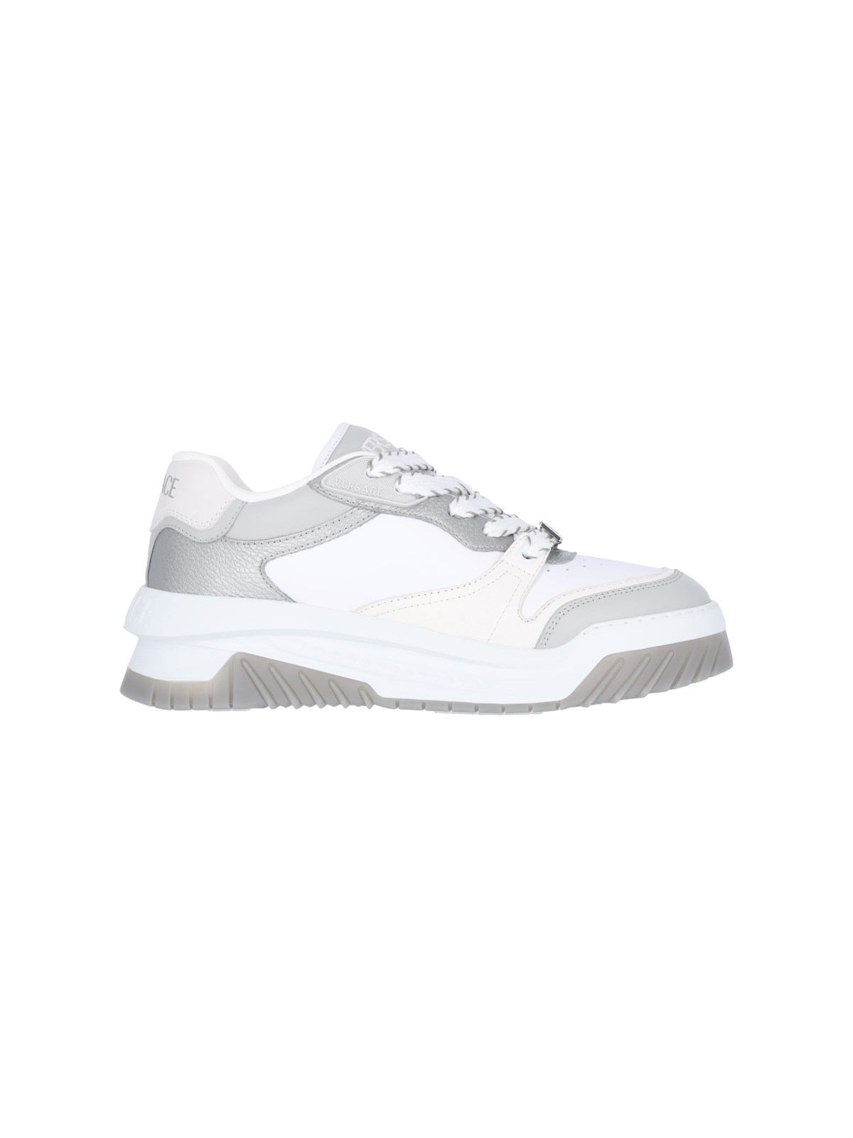 Shop Versace "odissea" Low-top Sneakers In White