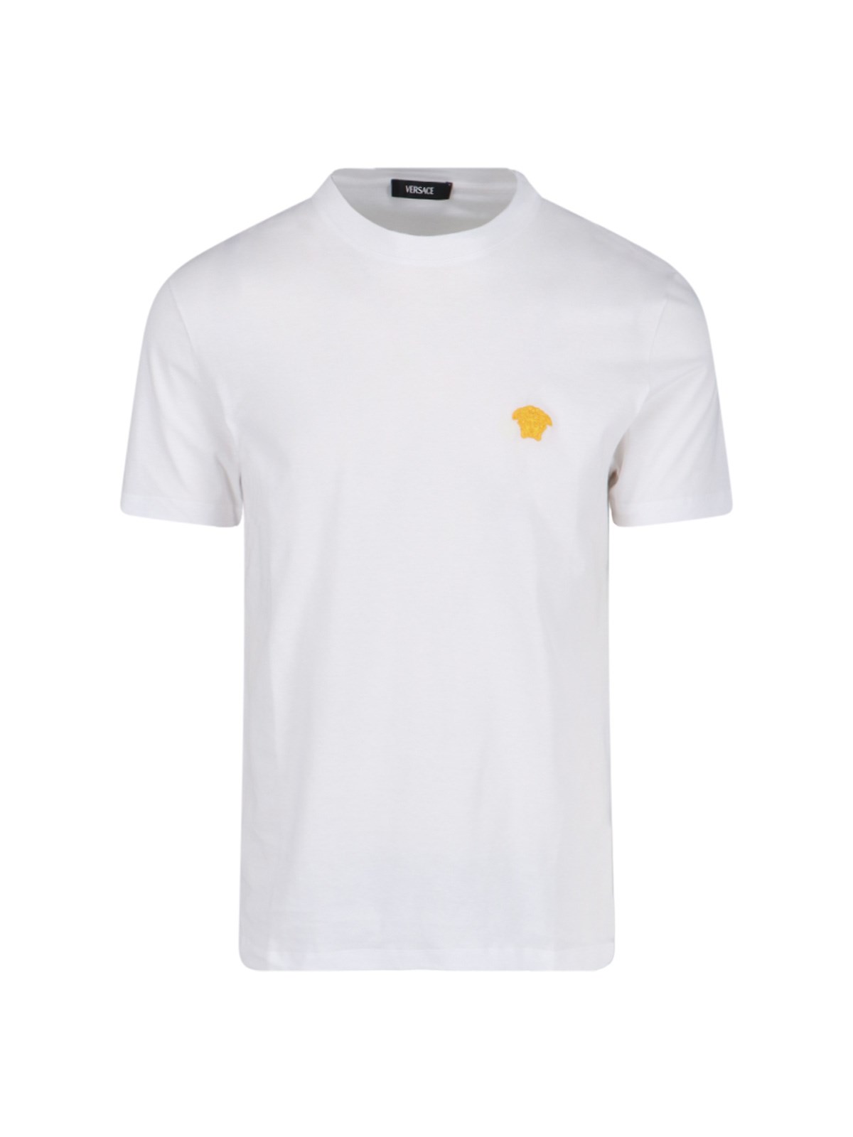 Shop Versace "medusa" Logo T-shirt In White