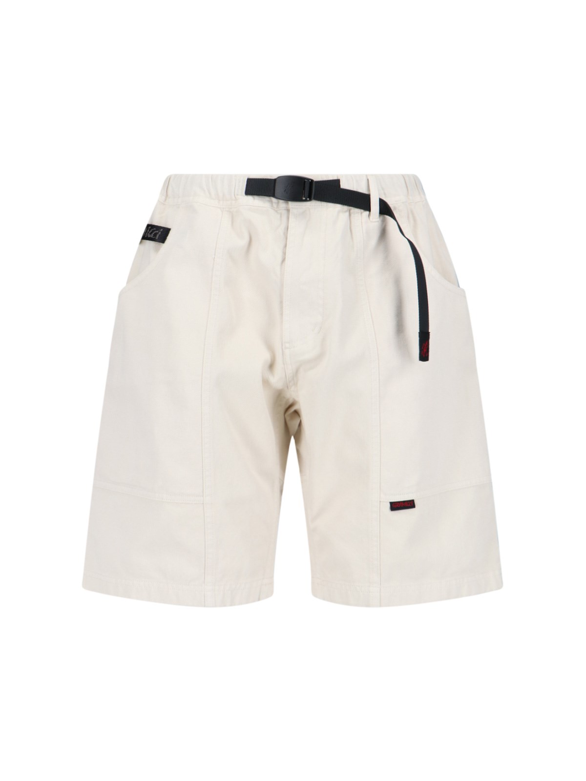 Shop Gramicci 'gadget' Shorts In Cream