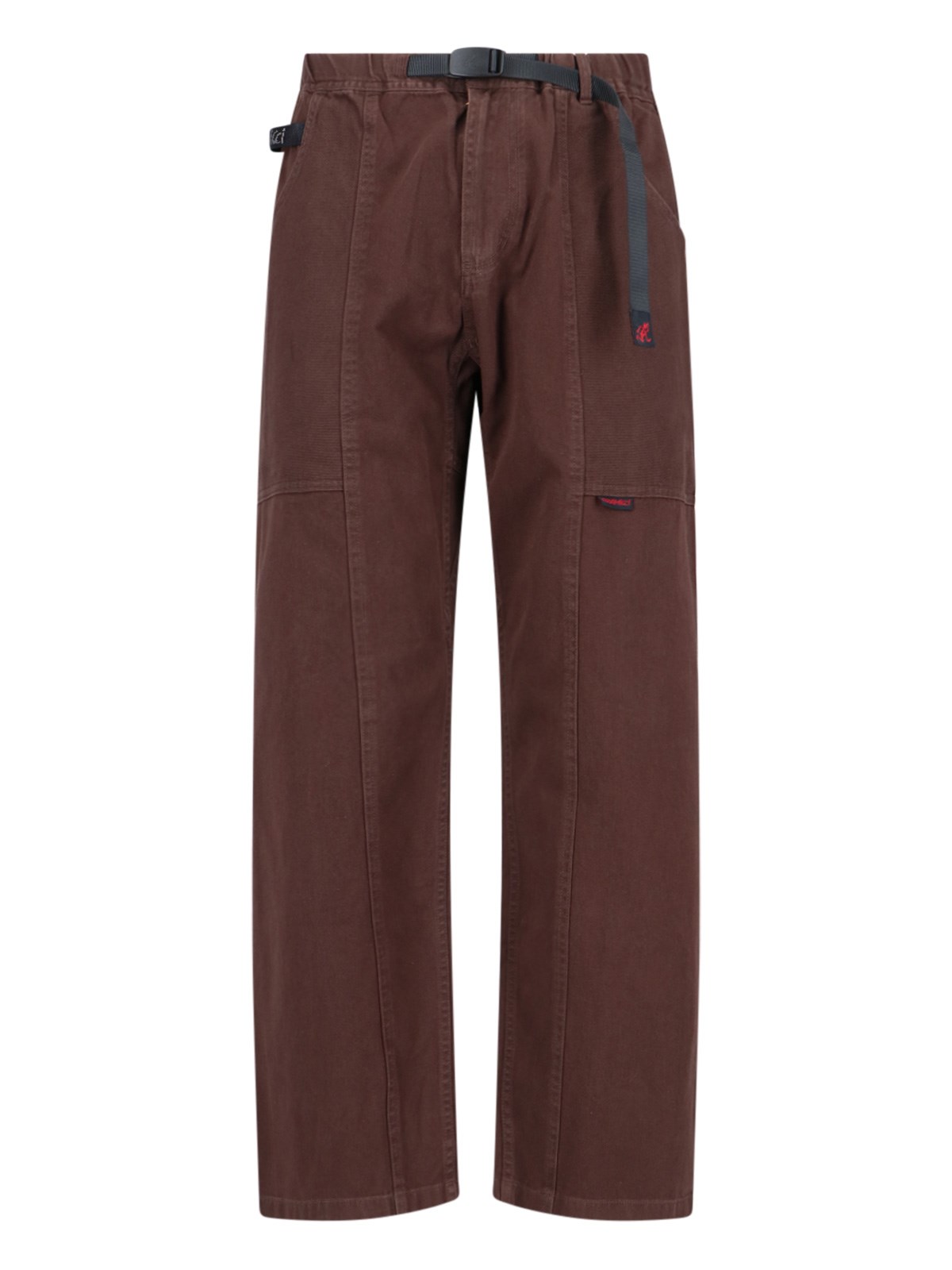 Shop Gramicci 'gadget-pant' Pants In Brown