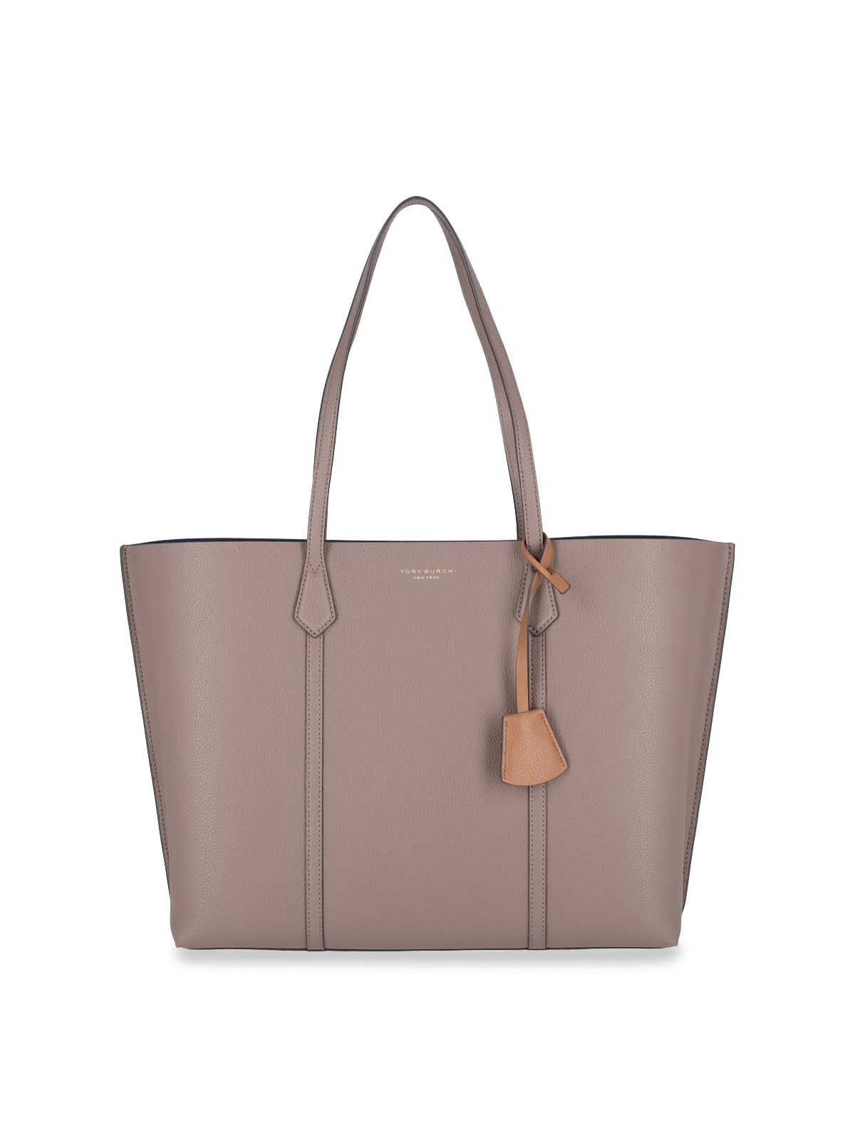 Shop Tory Burch "perry" Tote Bag In Taupe