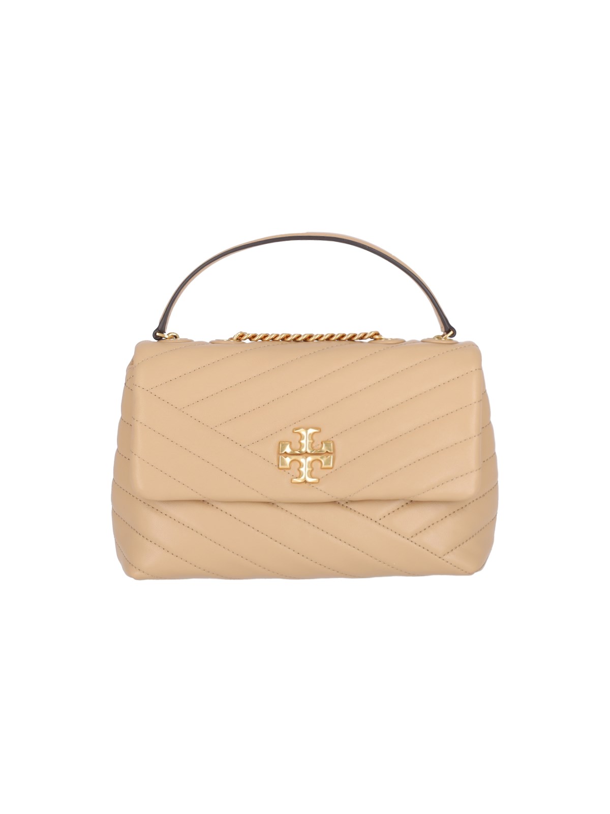 Shop Tory Burch 'kira' Small Shoulder Bag In Beige