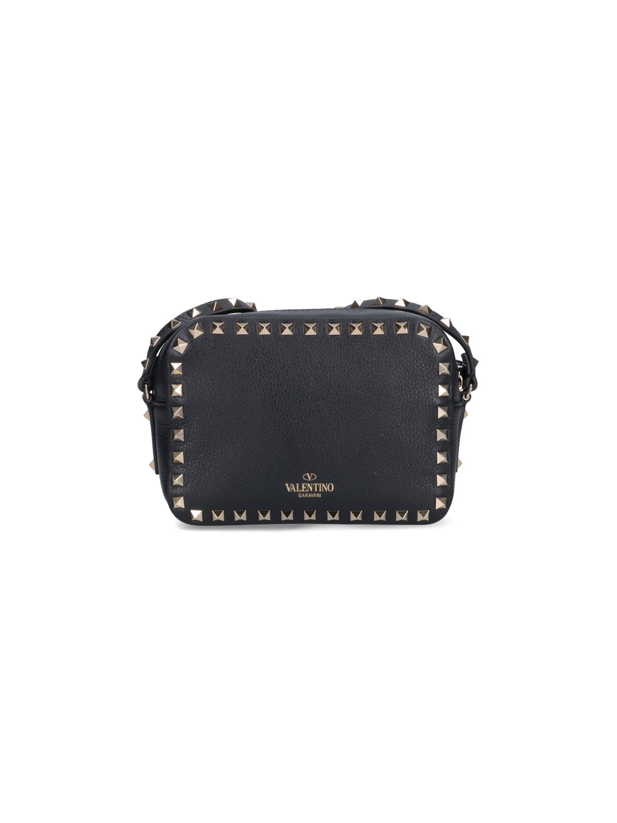 Shop Valentino ‘rockstud' Mini Bag In Black  