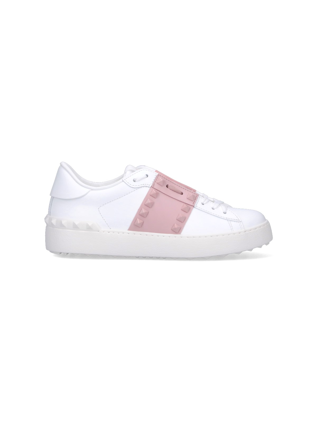 Shop Valentino 'rockstud Untitled' Sneakers In White