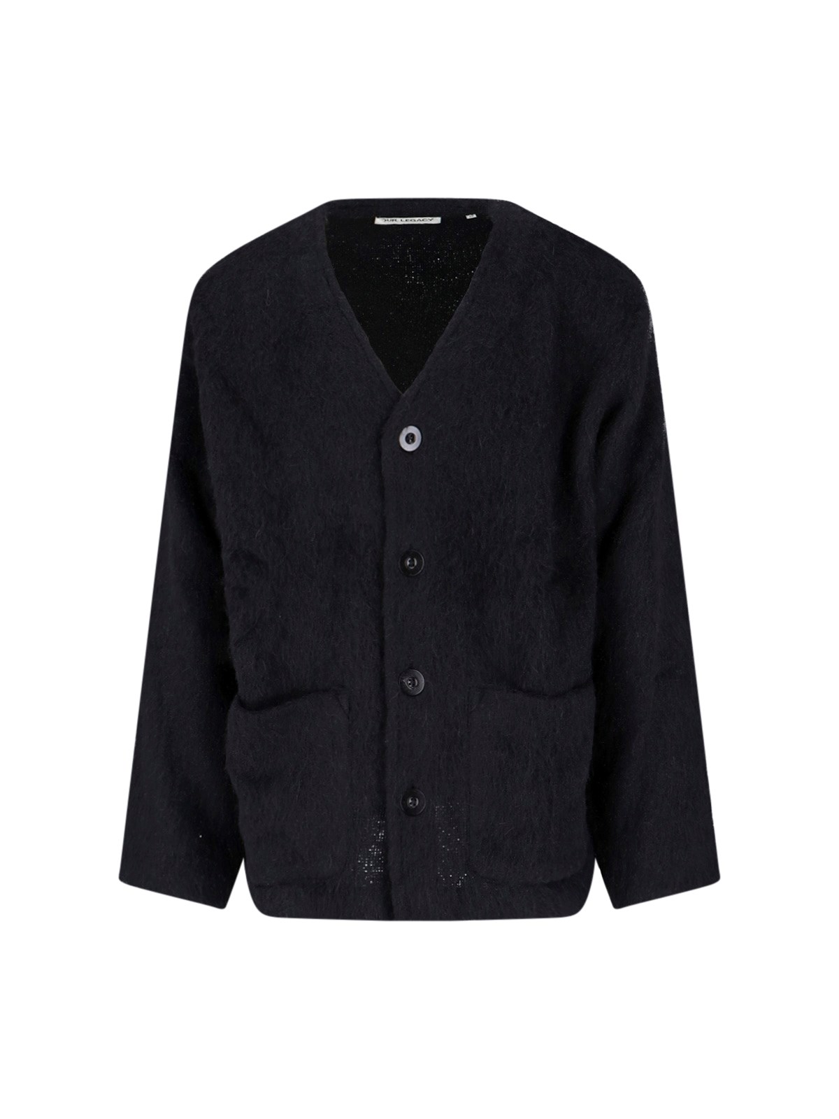 Shop Our Legacy Mohair Cardigan In Black  