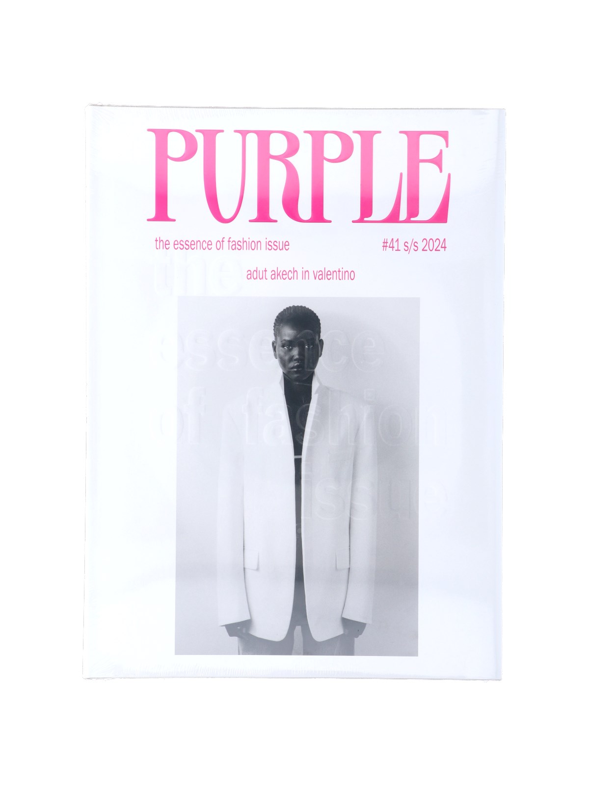 Magazine Purple Issue 41 In White