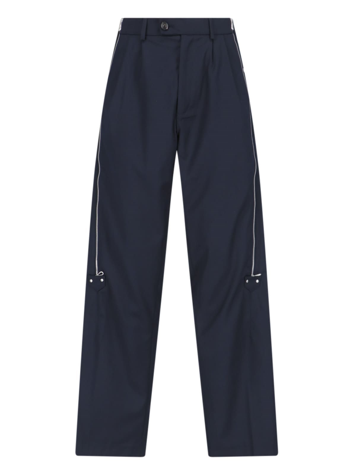 Shop Kiko Kostadinov 'knox' Pants In Blue