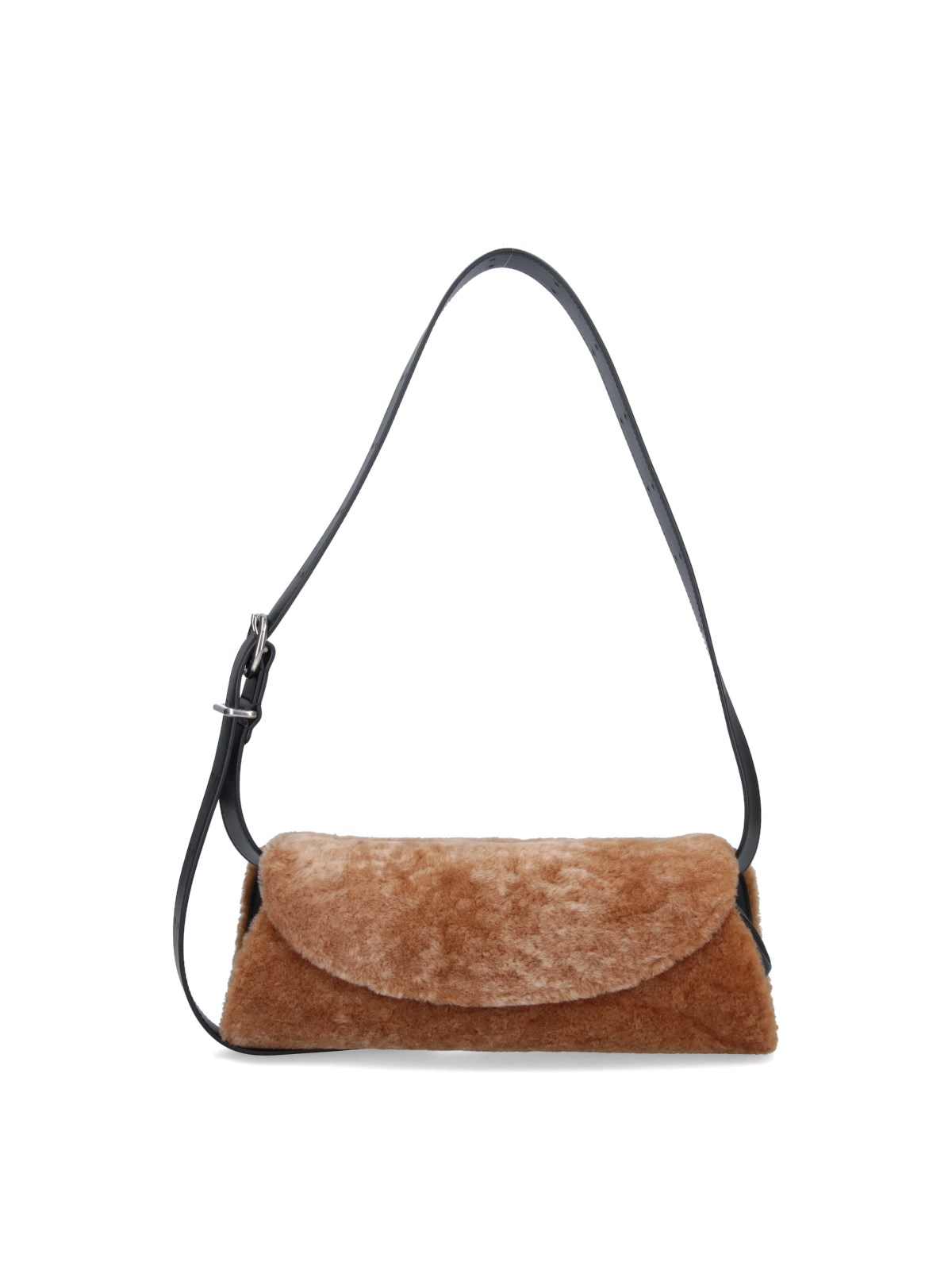 Shop Jil Sander 'cannolo' Small Crossbody Bag In Beige