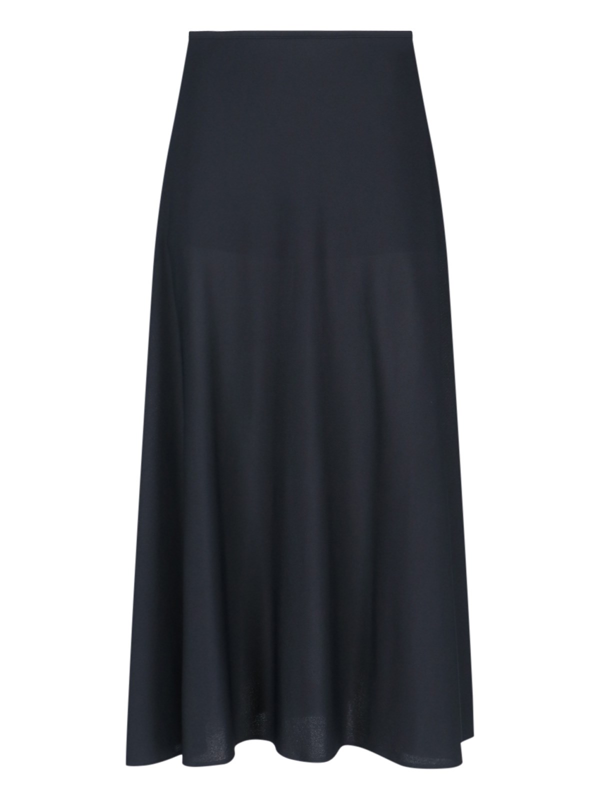 Shop Jil Sander Flared Midi Skirt In Black  