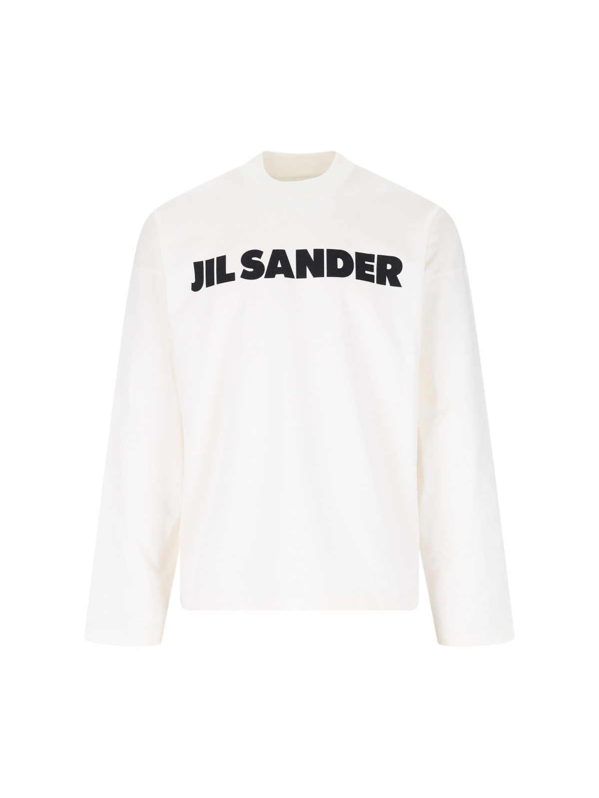 Jil Sander Logo Sweatshirt In White