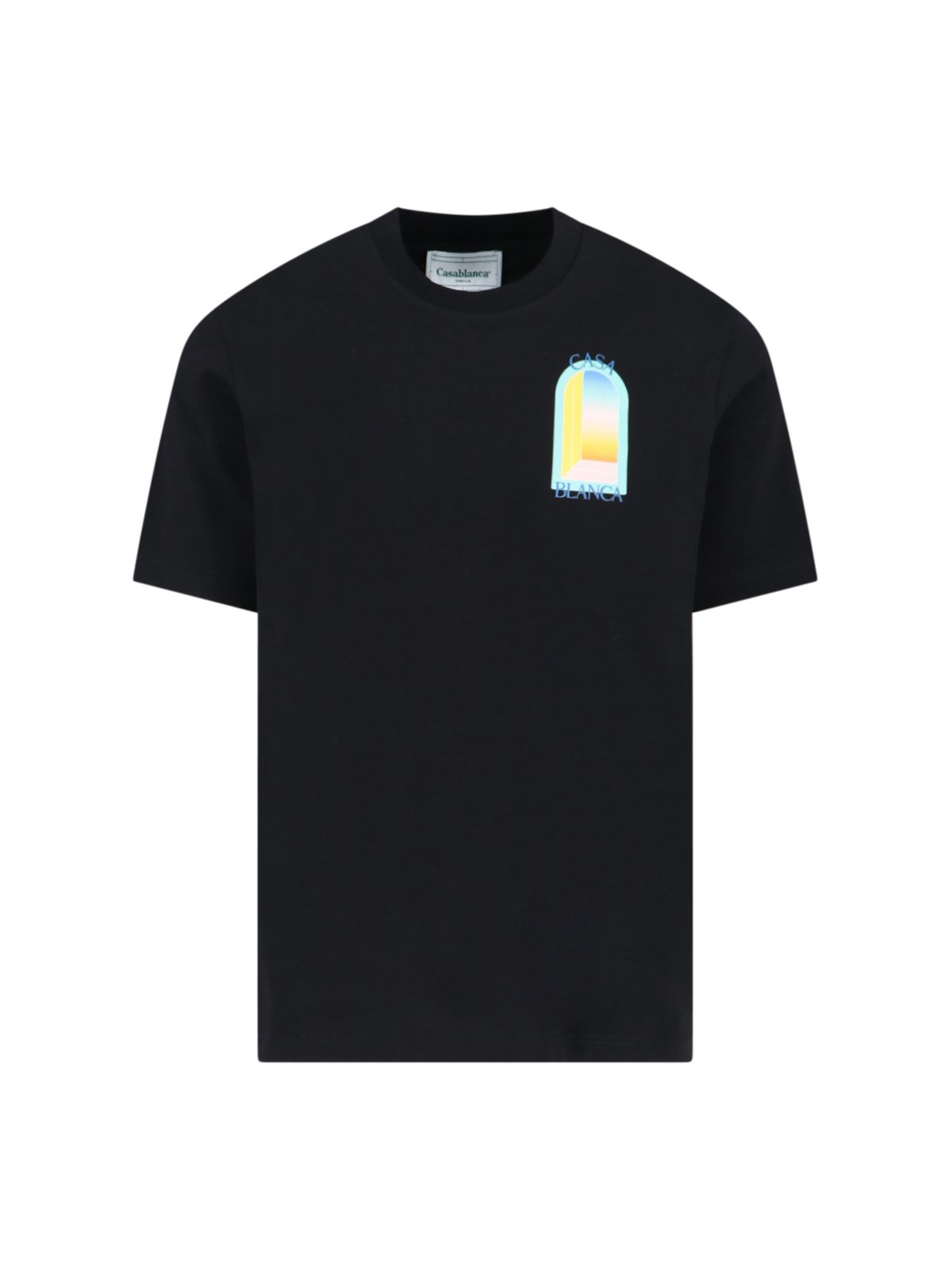 Shop Casablanca 'l' Arc Coloré T-shirt In Black  