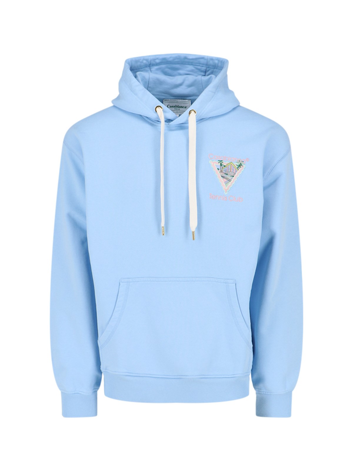 Casablanca "maison De Reve" Hoodie In Light Blue