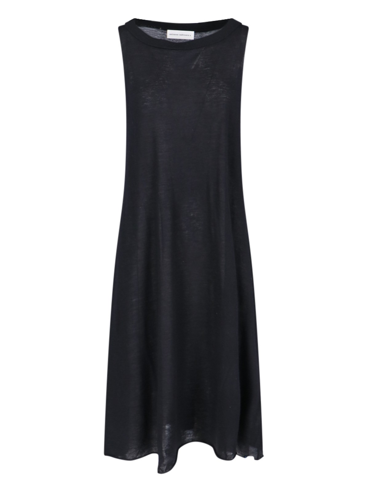 Shop Extreme Cashmere 'mia' Flared Midi Dress In Black  