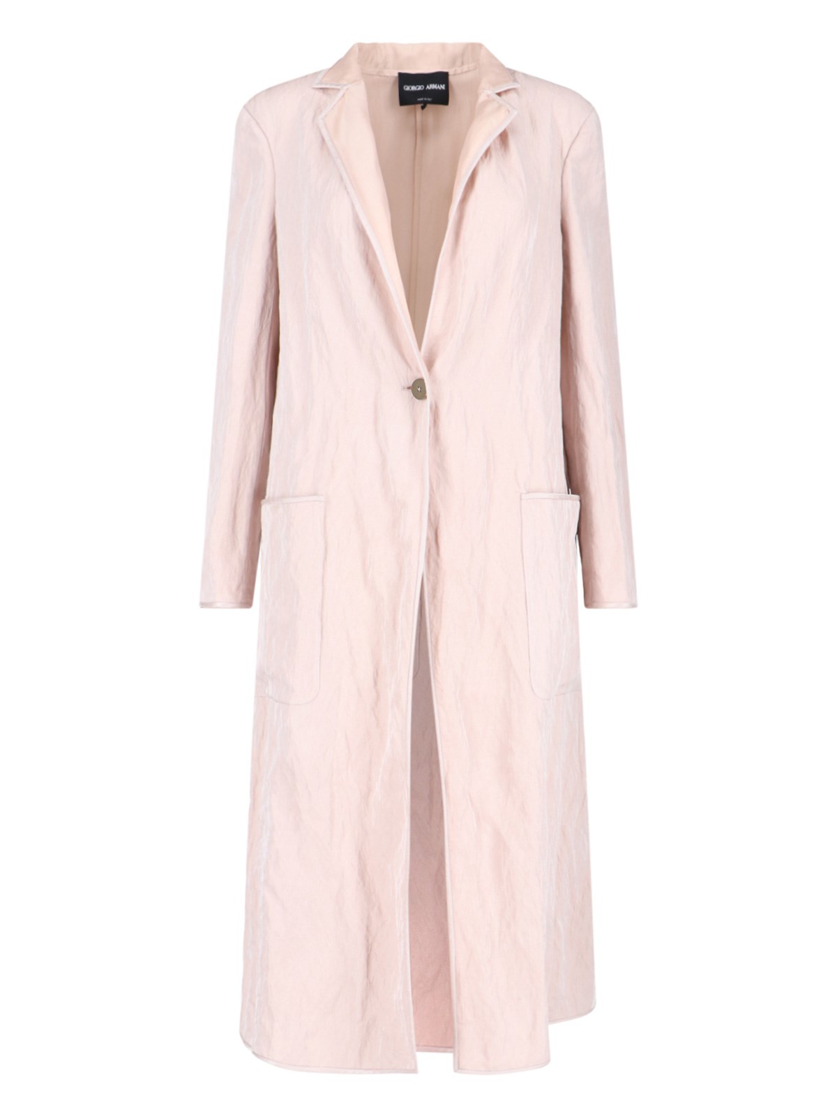 Shop Giorgio Armani Light Coat In Pink