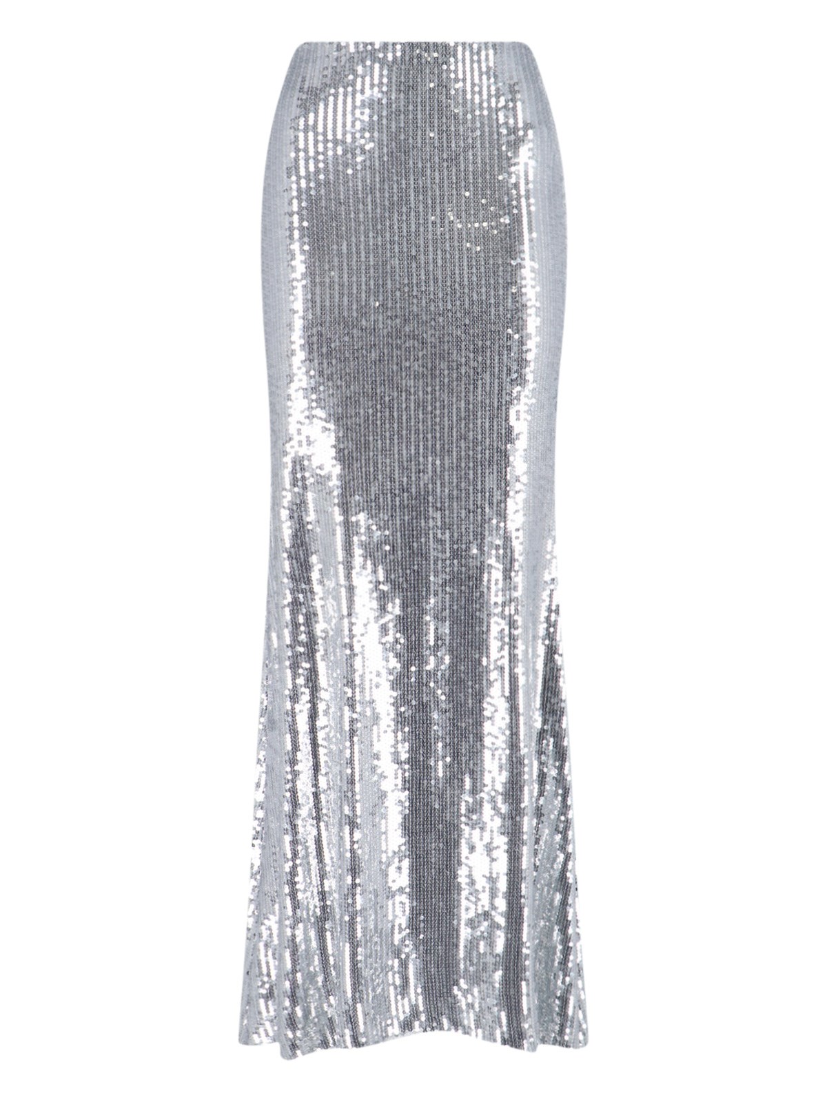 Shop Giuseppe Di Morabito Maxi Sequin Skirt In Silver