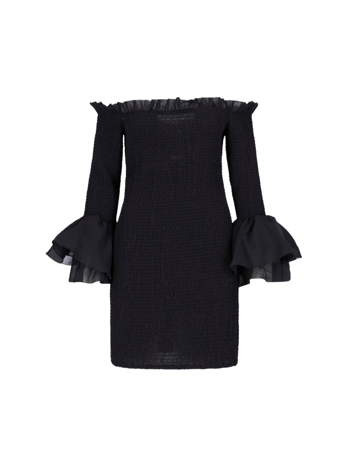 Shop Rotate Birger Christensen Strapless Mini Dress In Black  