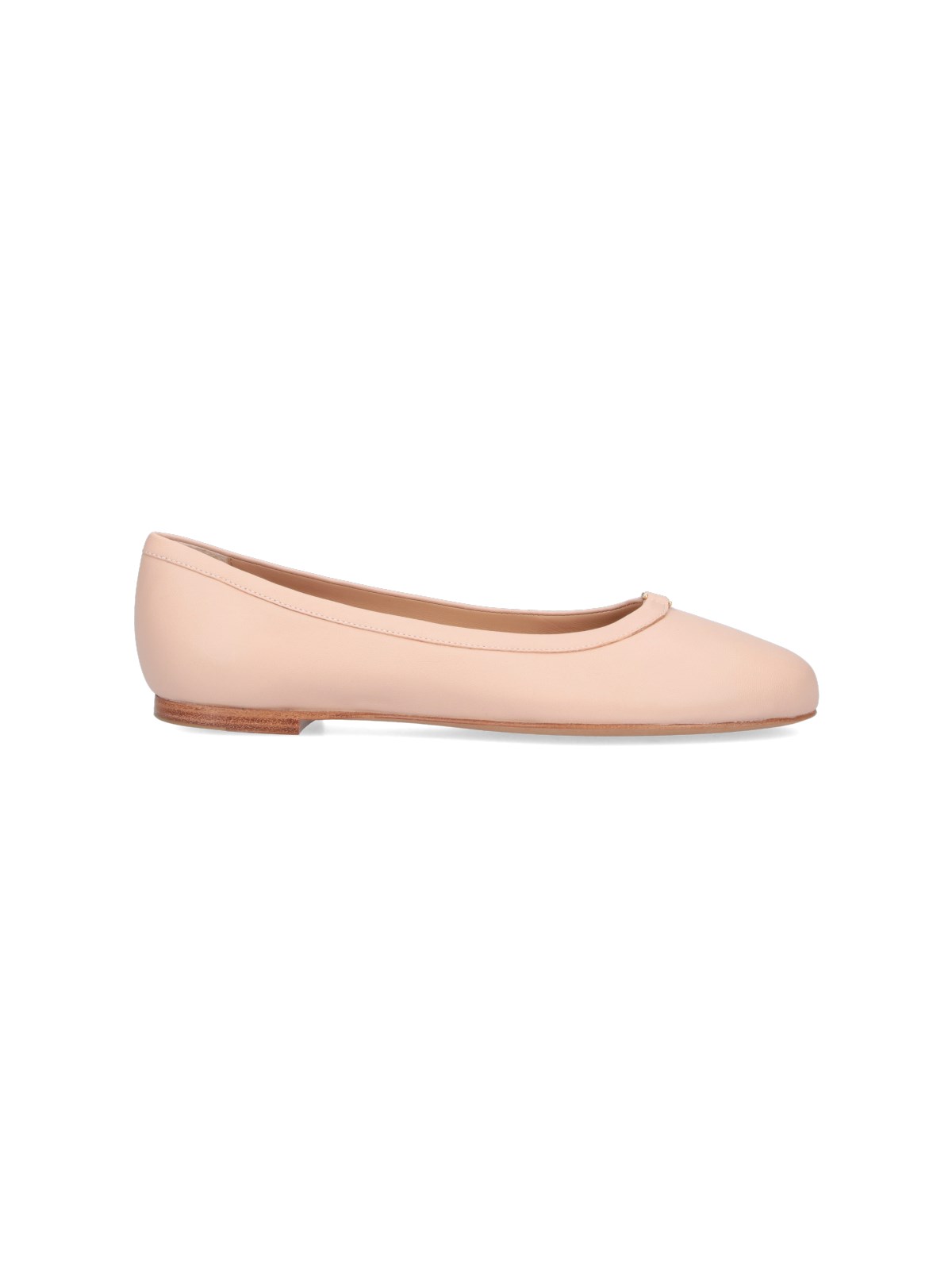 Shop Chloé 'marcie' Ballet Flats In Pink