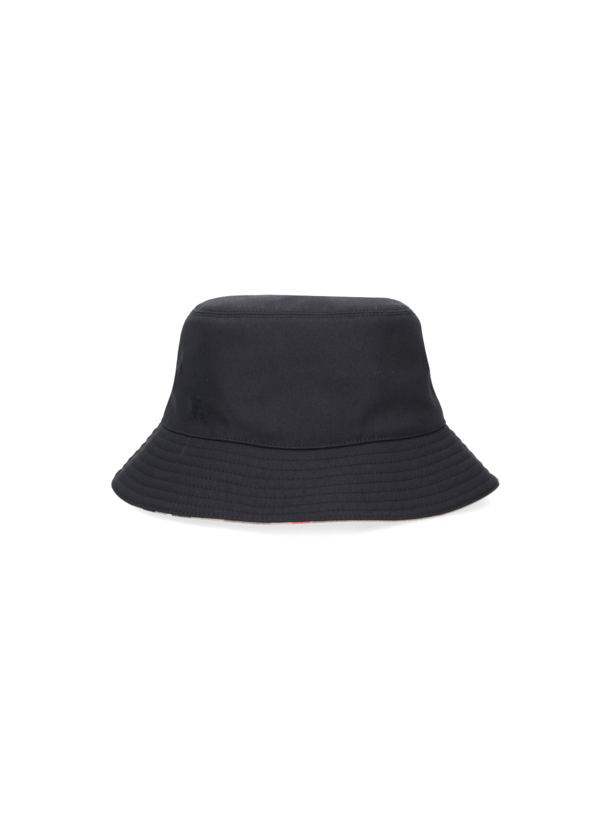 Burberry Reversible Logo-embroidered Twill Bucket Hat In Black  