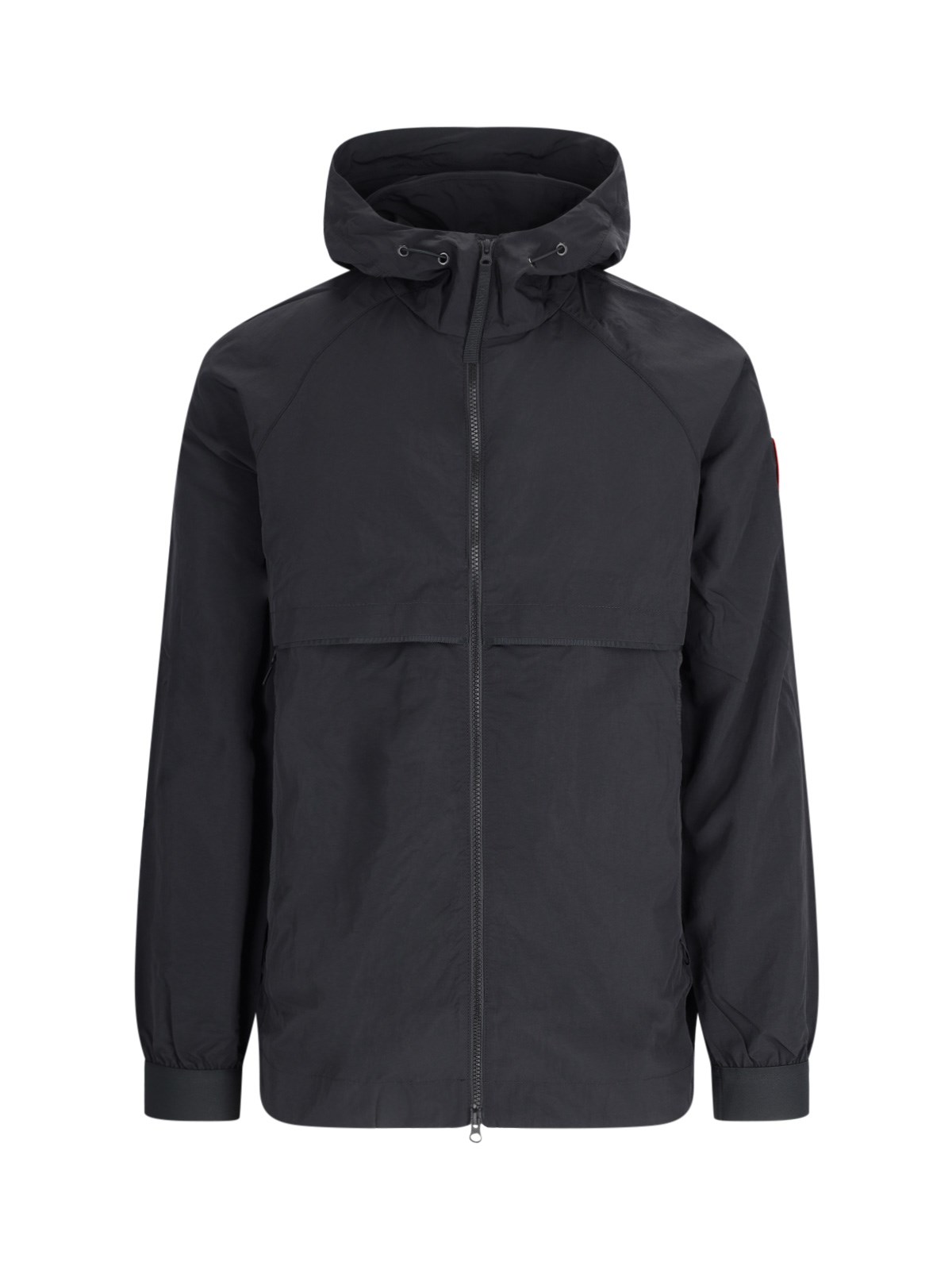 Shop Canada Goose Faber Hooded Jacket In Black  