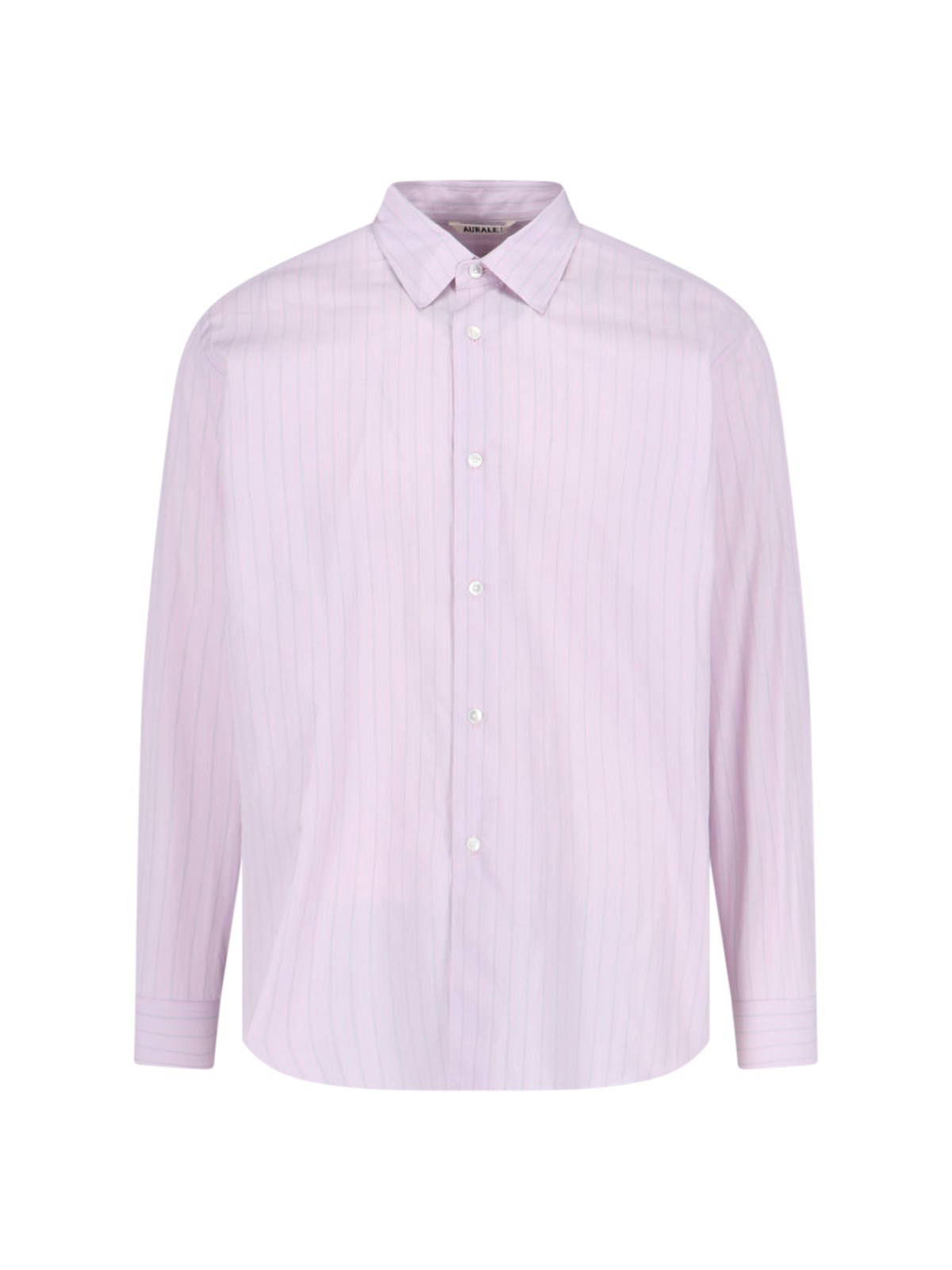 Shop Auralee Classic 'count Suvin' Shirt In Pink