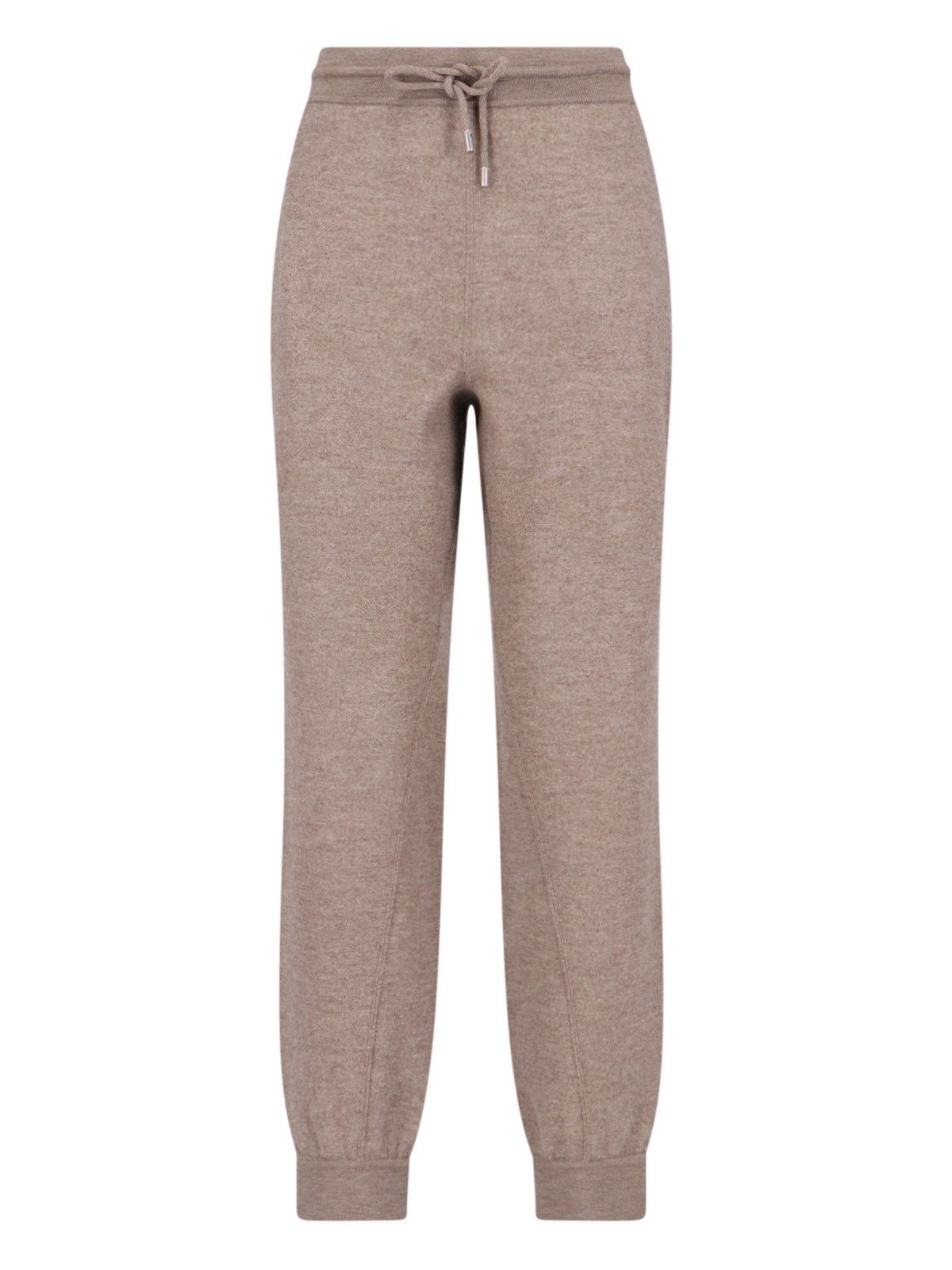 Shop Loro Piana Virgin Wool Track Pants In Brown